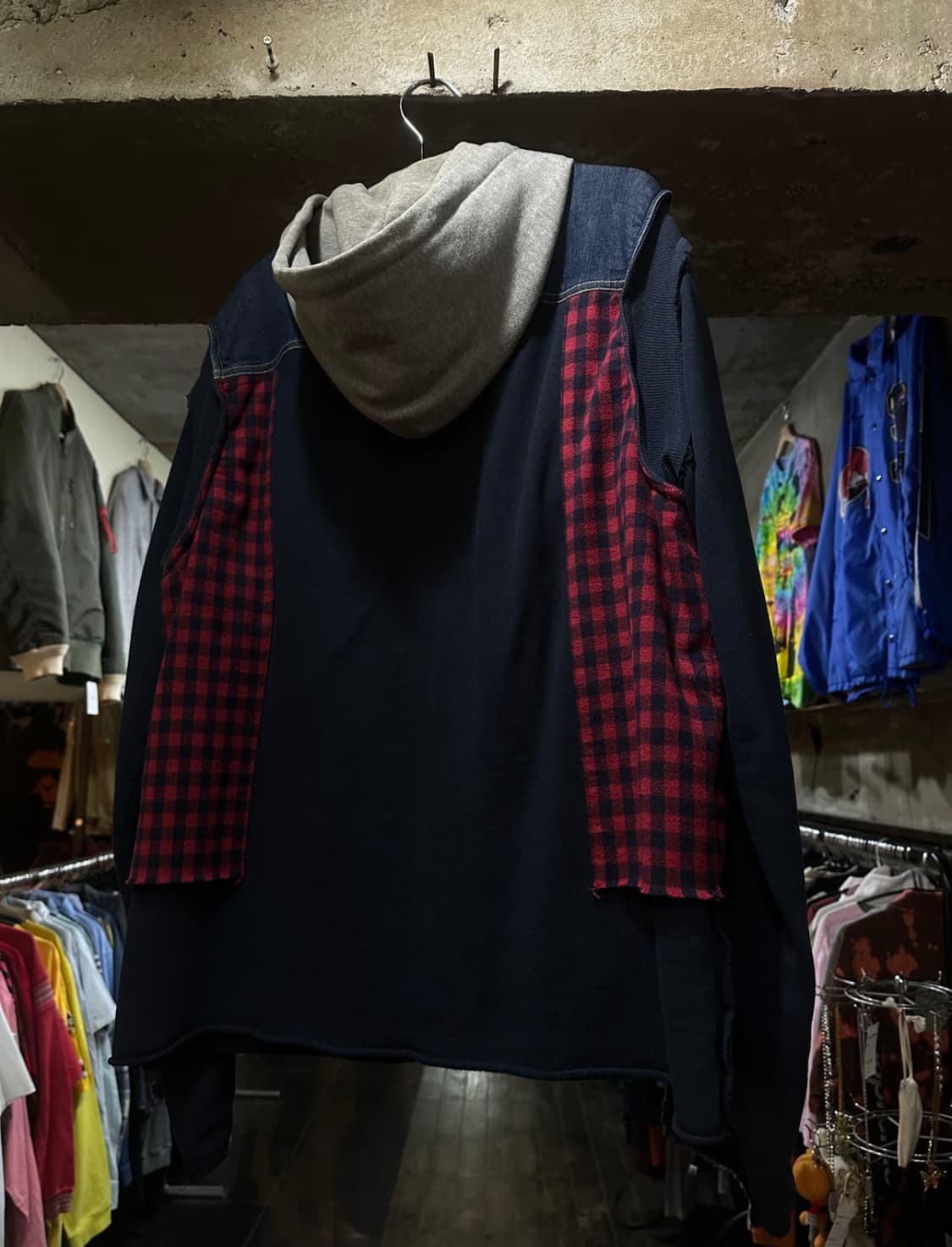 19ss 언더커버 도킹 레이어드 데님 자켓 상품이미지1