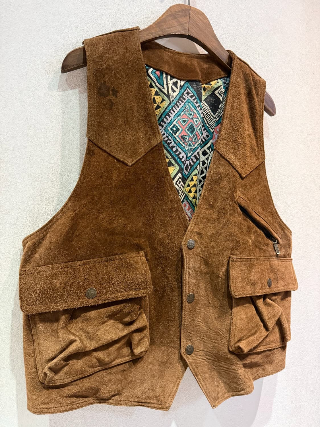 OLYMPIC SEOUL 88 vitage Suede vest 상품이미지3