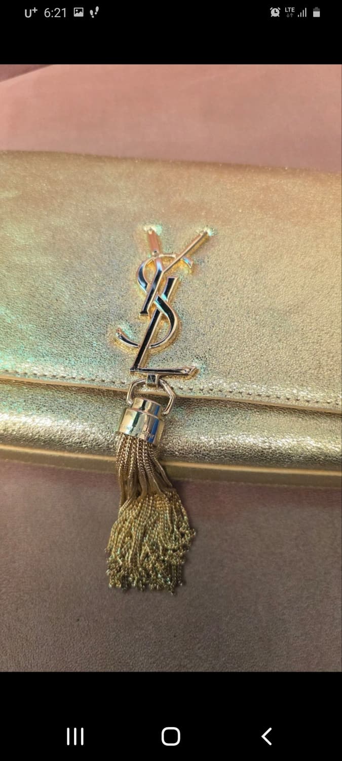 생로랑 케이트 태슬 스몰 체인백  금장 레더 상품이미지7