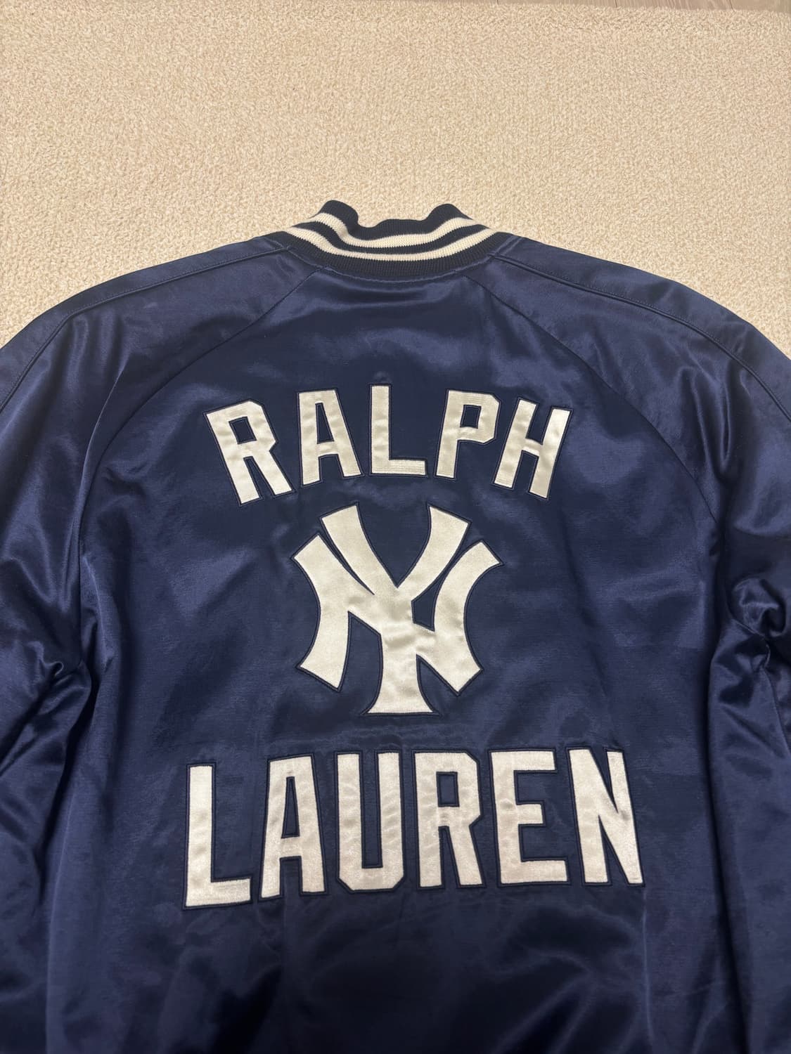 폴로 X 양키스 새틴 바시티 자켓 상품이미지3