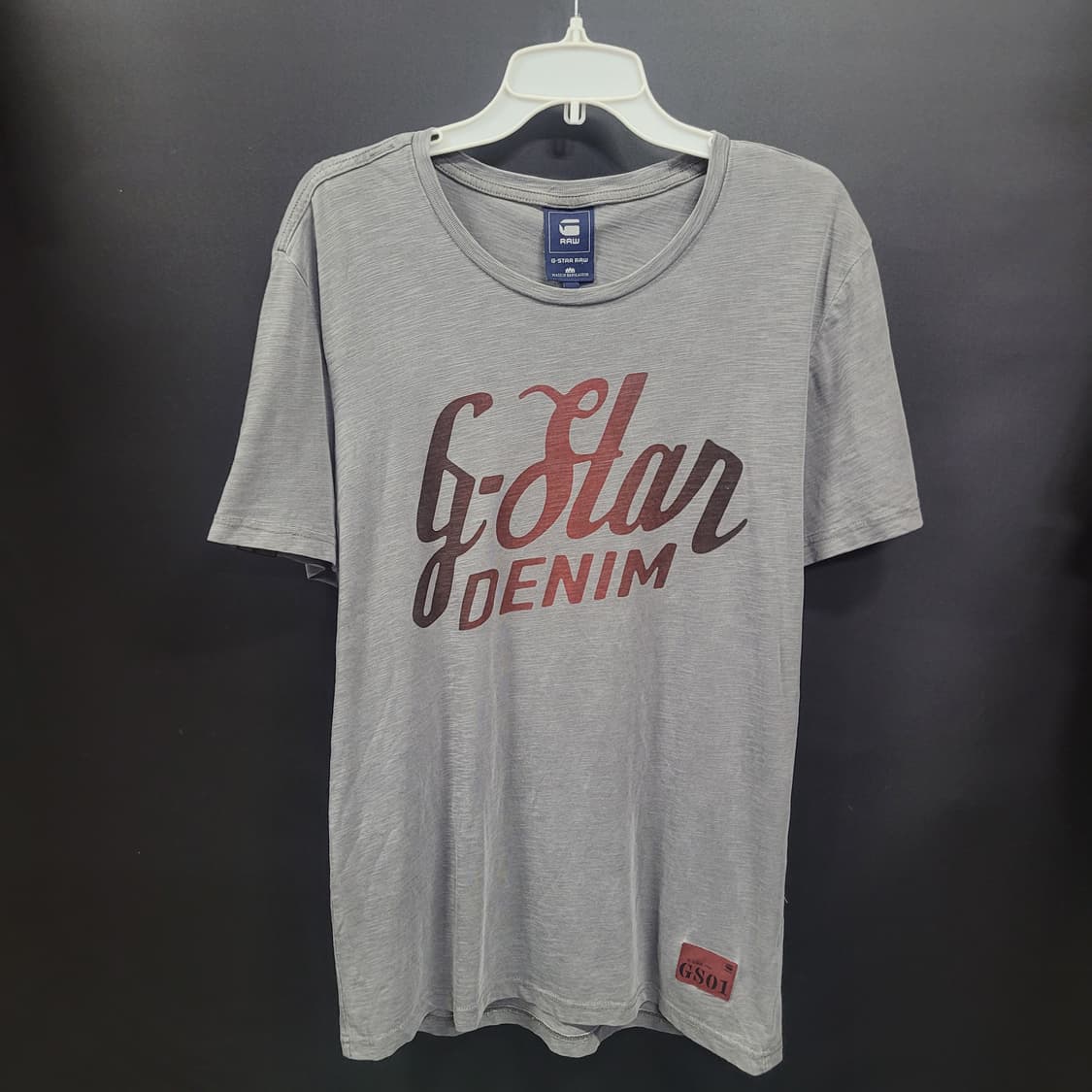 G-STAR RAW 빈티지 빅로고 셔츠  상품이미지1