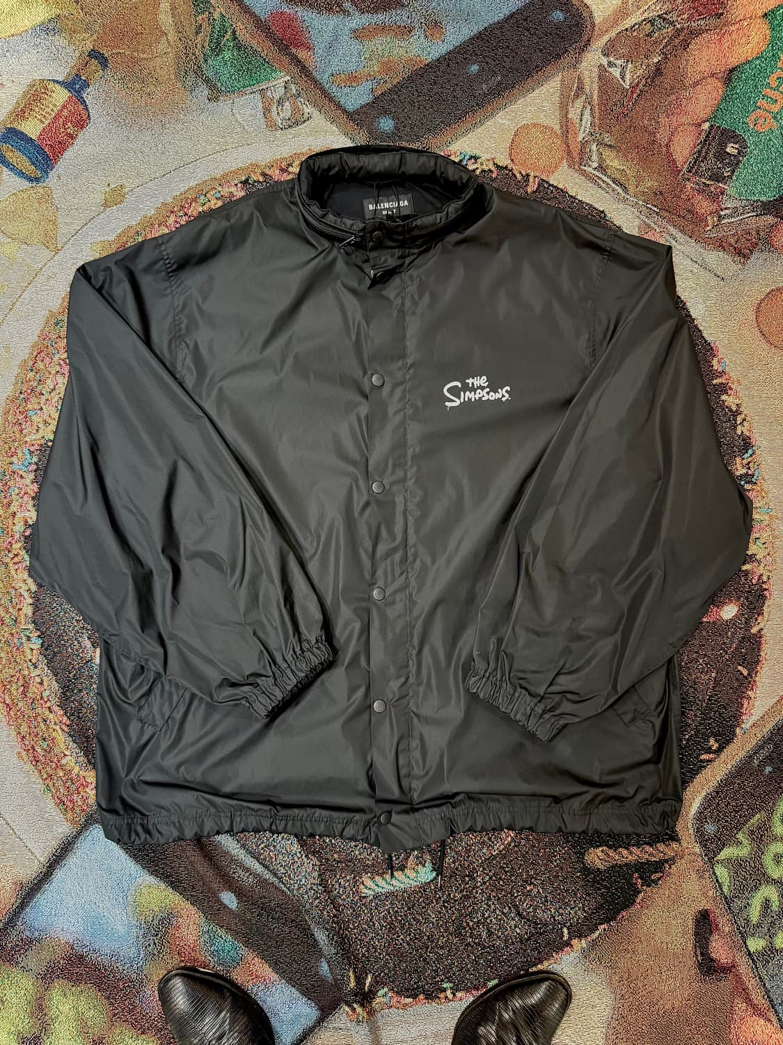 (백화점판) 발렌시아가 오버사이즈 심슨 콜라보 나일론 레인자켓 상품이미지2