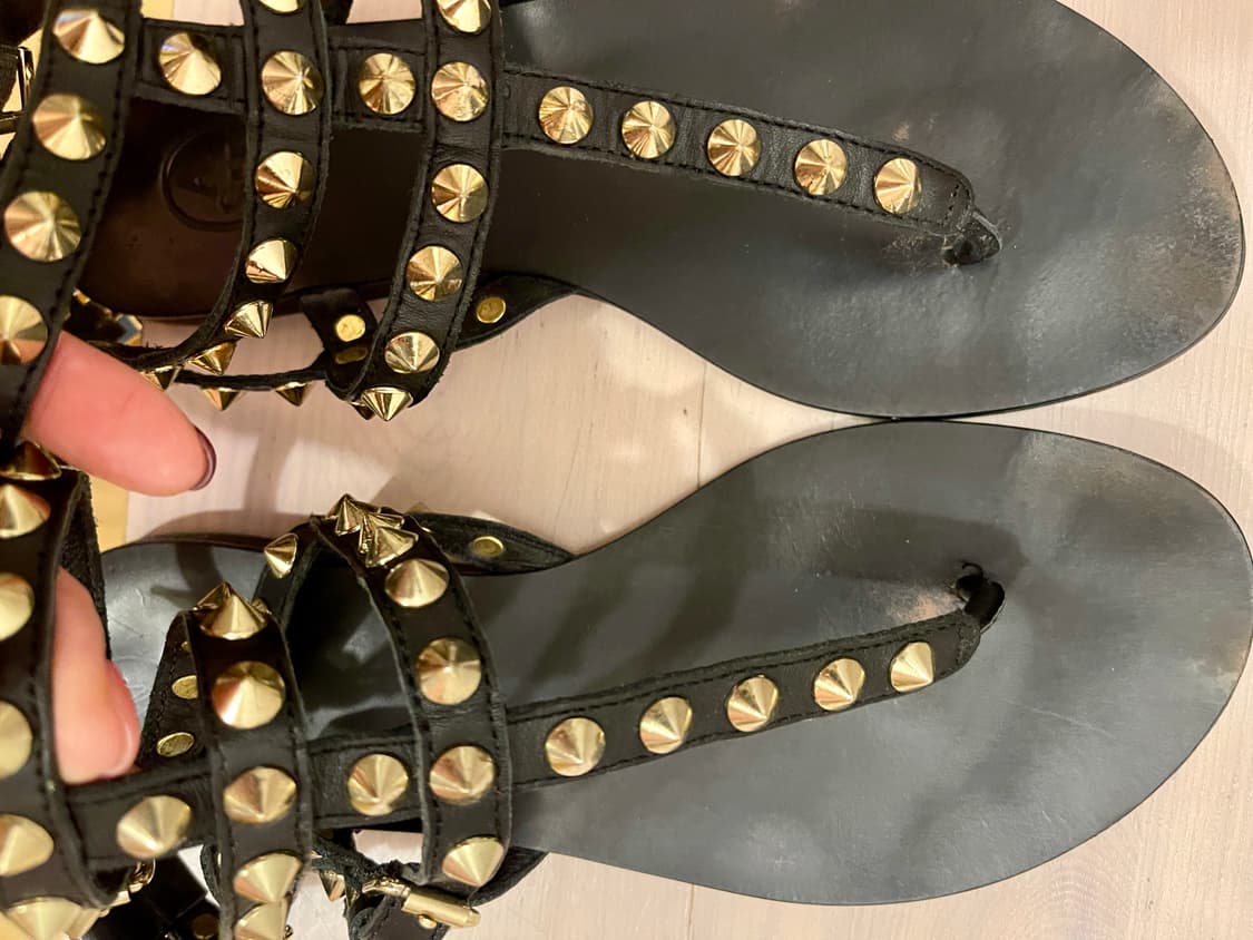 ASH 스터드 샌들 블랙 37사이즈 상품이미지5
