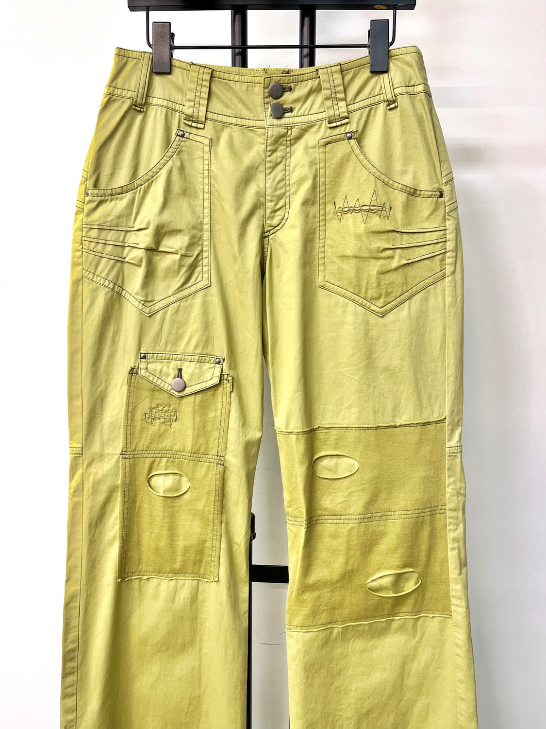 Avant Le Temps 디테일 패치워크 팬츠 상품이미지3