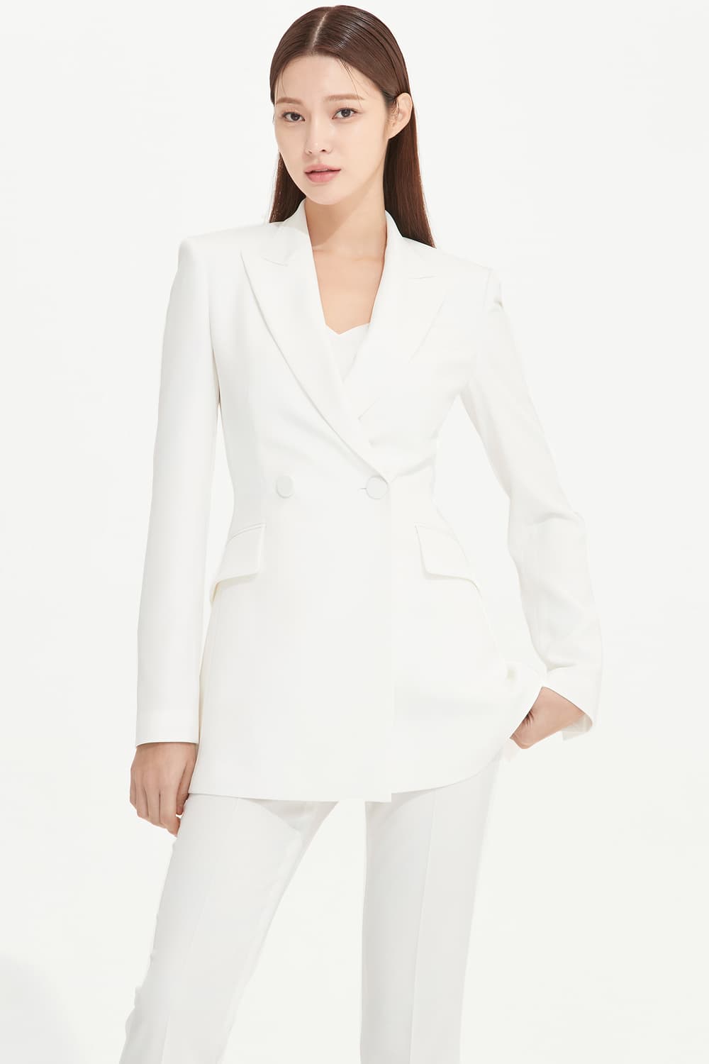 아보아보 SILK DOUBLE TAILORED 셋업 자켓 슬랙스 상품이미지2