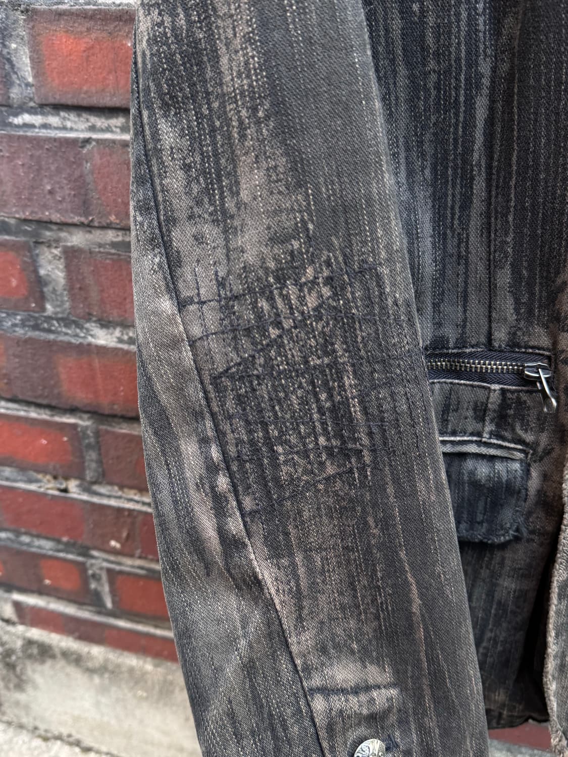 In The Attic 고딕 디스트로이드 데님자켓  상품이미지7