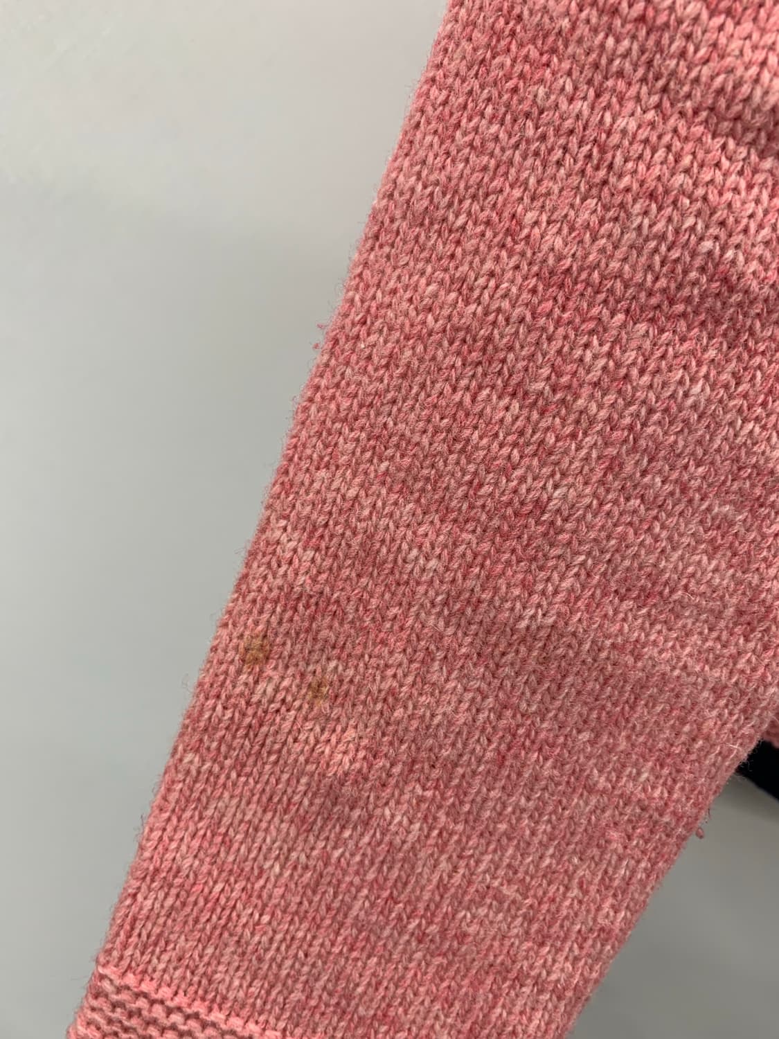 성조기 핑크 니트 후드집업 상품이미지8