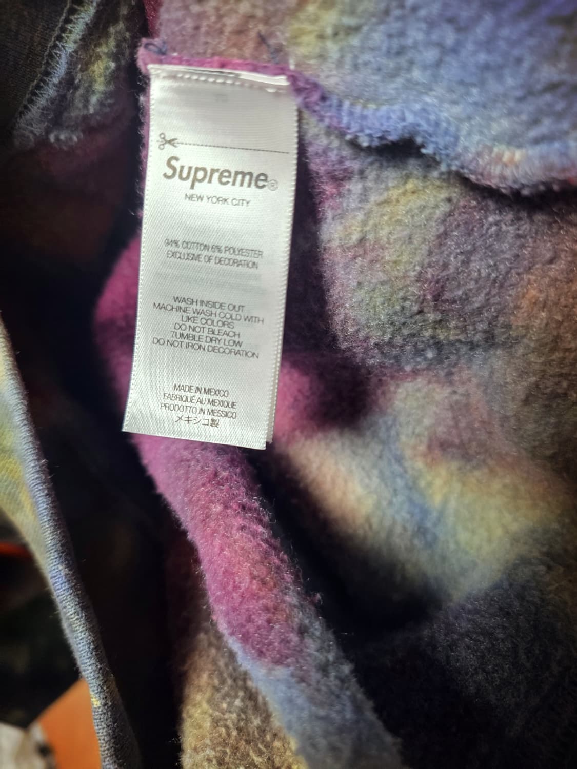 슈프림 오버다이드 스몰박스 후드집업 xl 상품이미지4