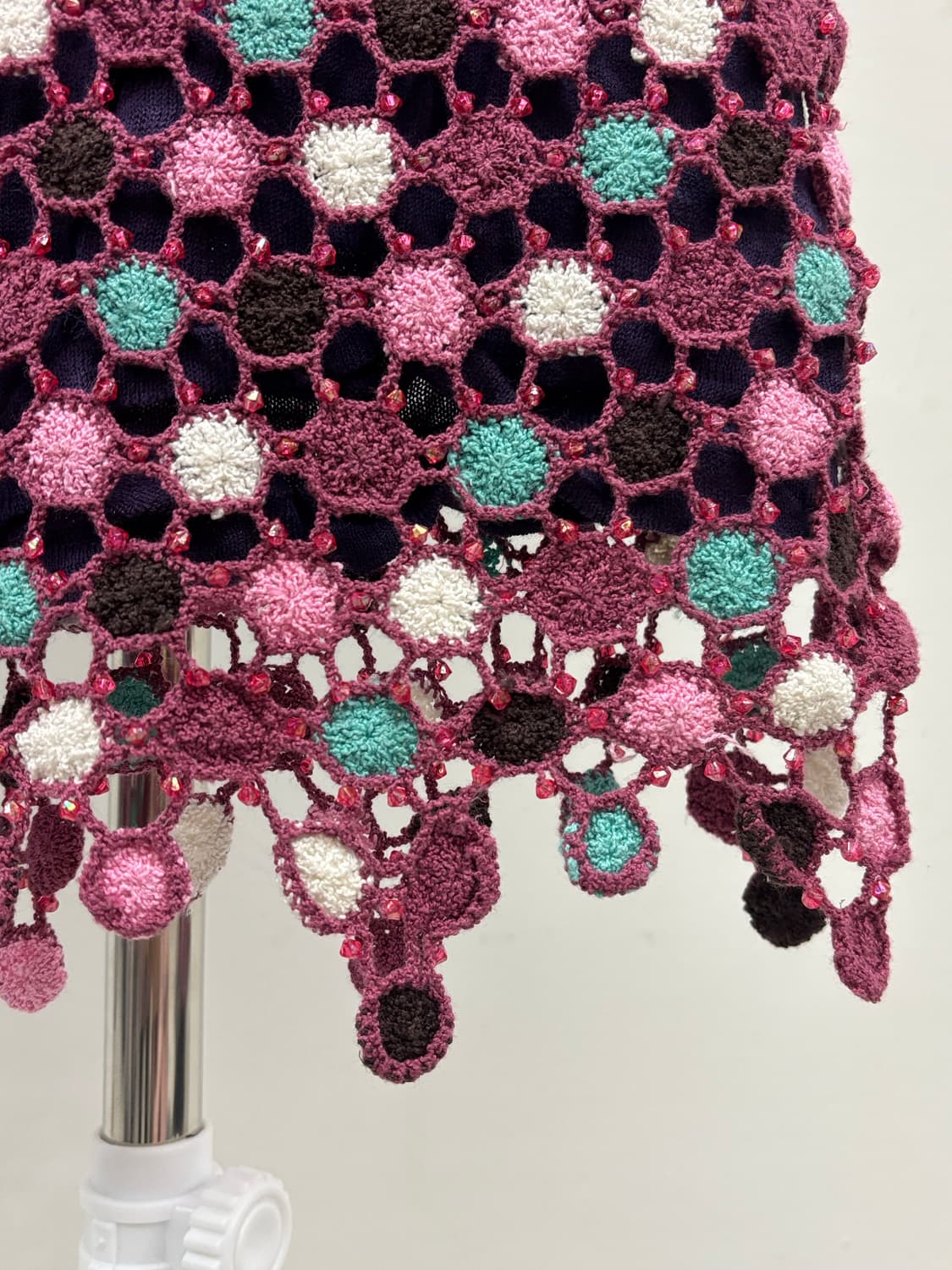 빈티지 핑크 크로셰 슬리브리스 상품이미지6