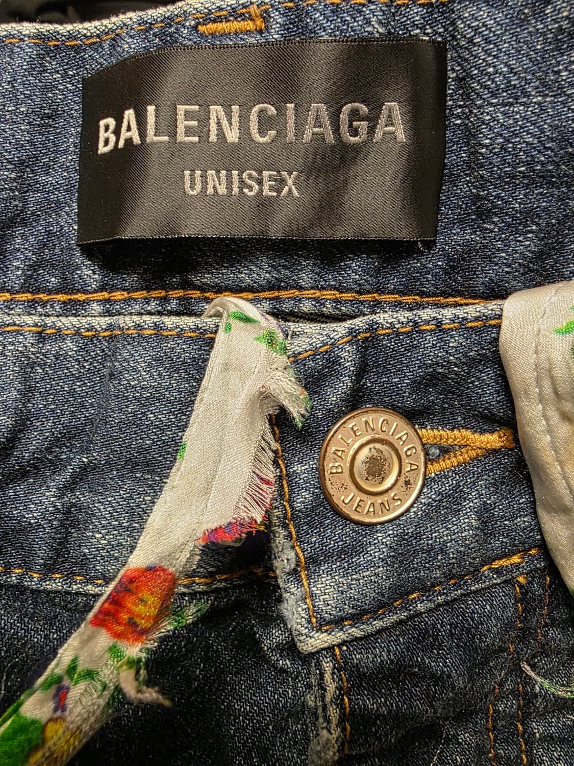 발렌시아가 더블니 데님 팬츠 XS 상품이미지8