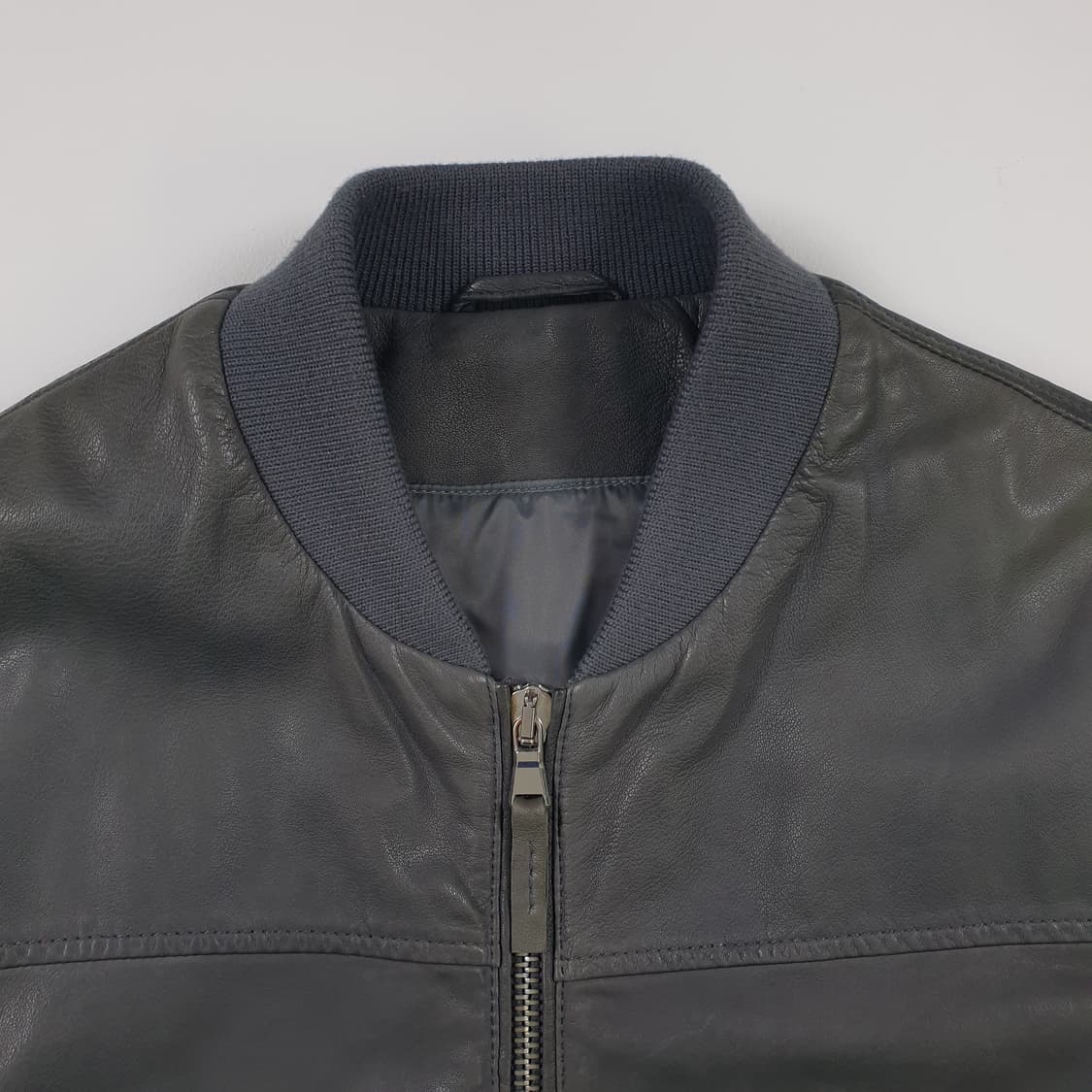 Eleventy 엘레벤 가죽 봄버 자켓 상품이미지7