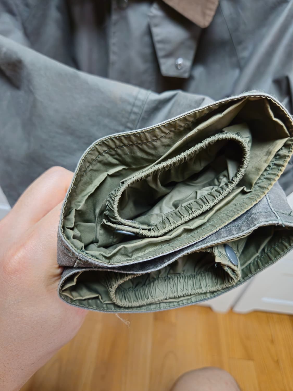 AVEC Design 왁스자켓 프리사이즈 바버 스페이 상품이미지3