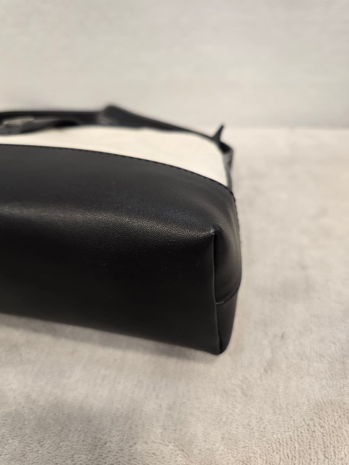 드파운드 타운백 호보백 헤링본 아이보리&블랙 숄더백 상품이미지7