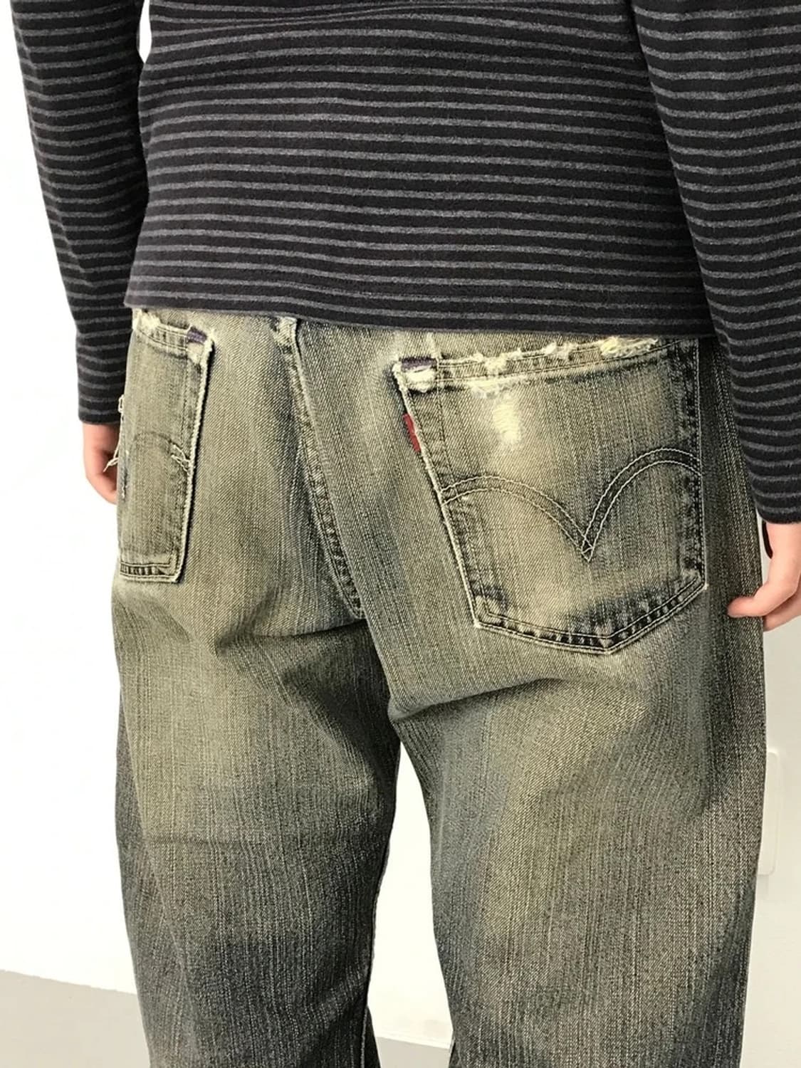 LEVI'S 503 Washed Denim Jeans 상품이미지2