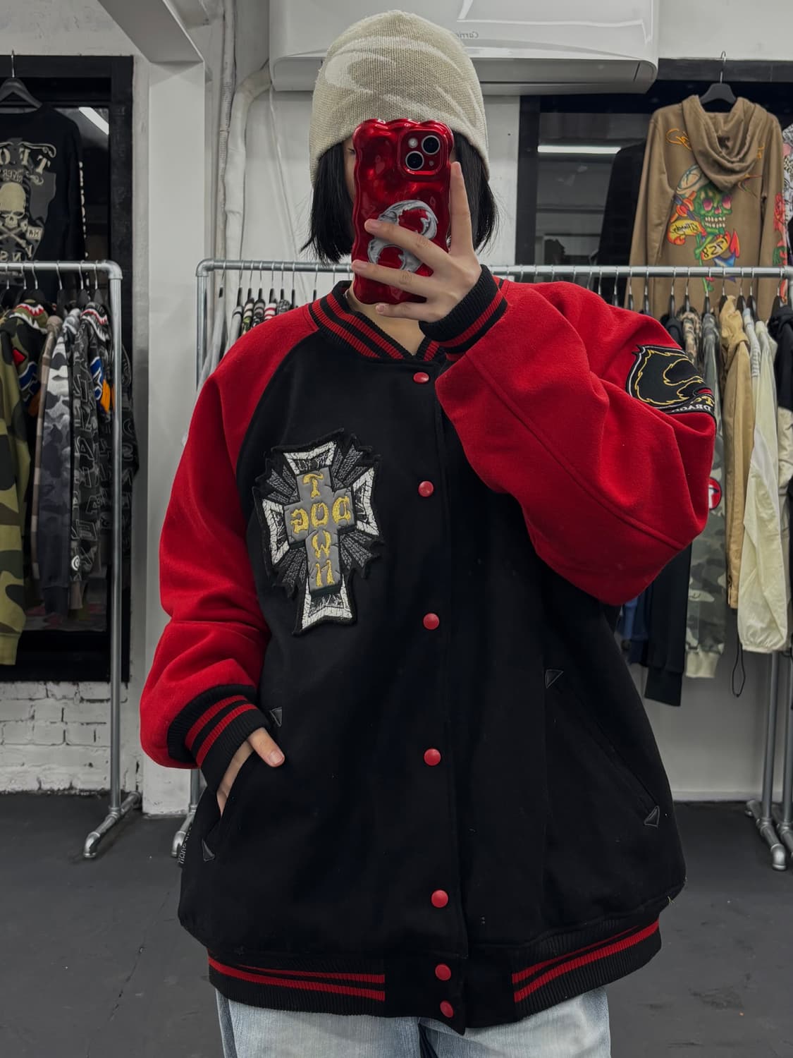 도그타운 블랙드래곤 오리엔탈 바시티 상품이미지2