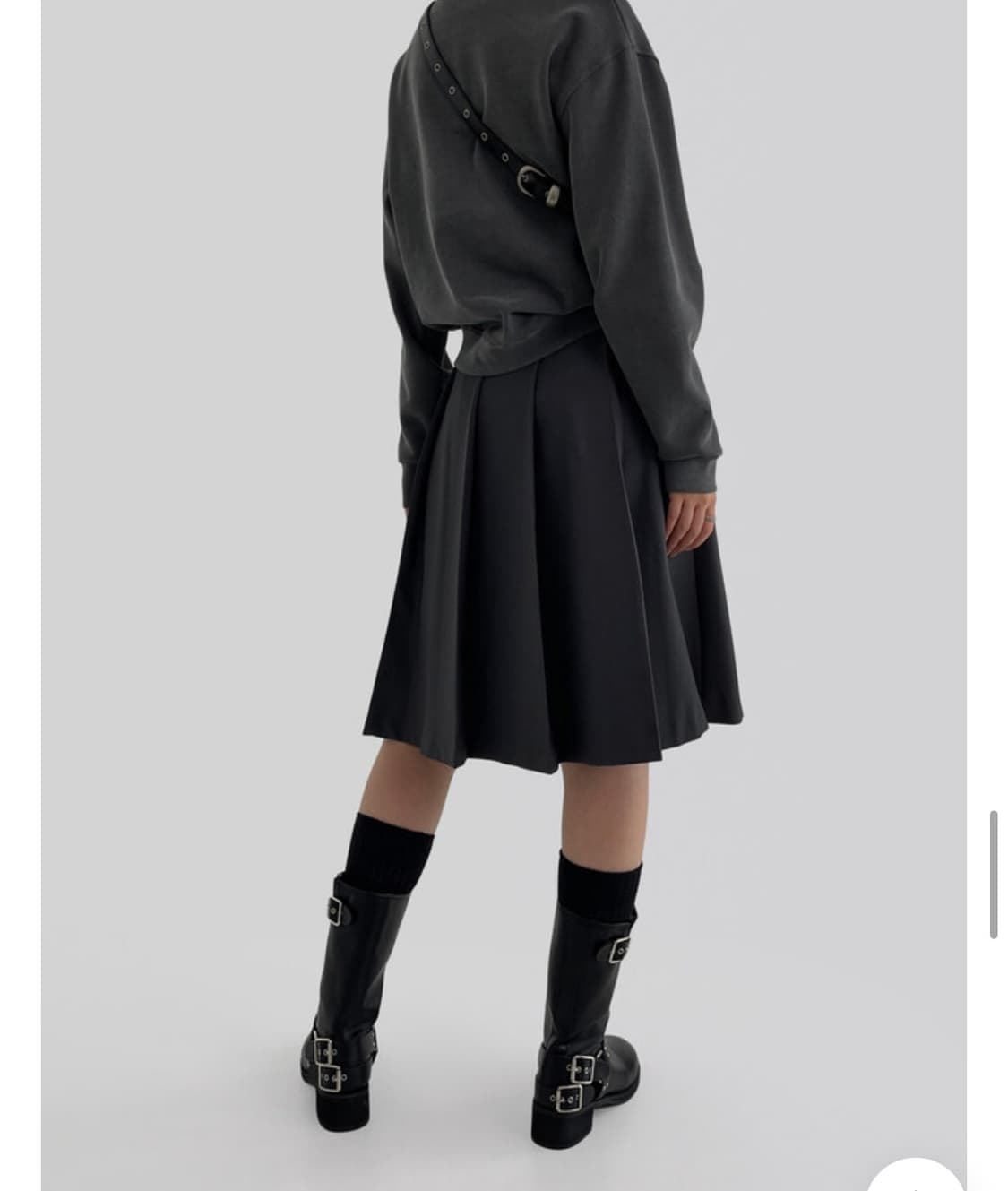 어텀 플리츠하프스커트 상품이미지2