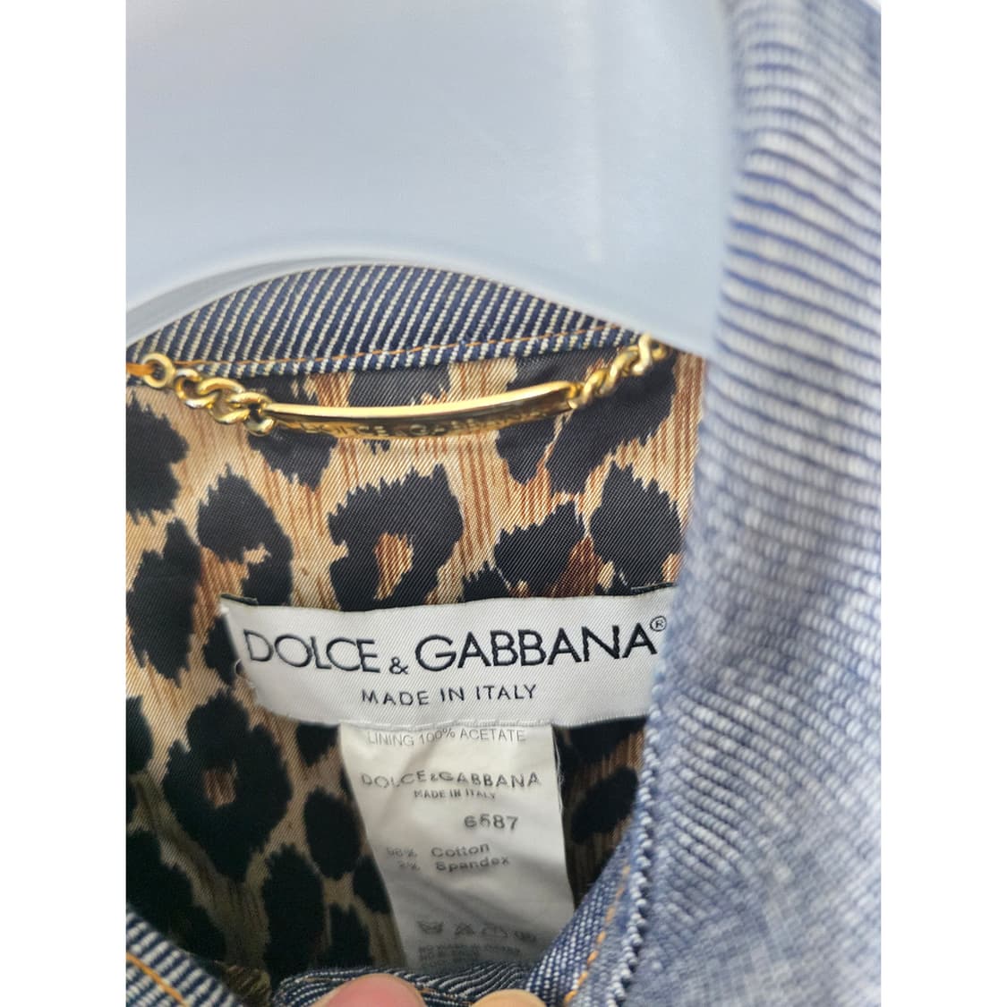 택포// 돌체앤가바나 여성 데님 자켓 매장판 M 상품이미지2