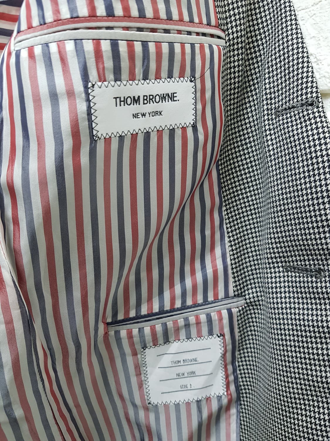 [2/정품] 톰브라운 체크 블레이저 자켓 상품이미지7