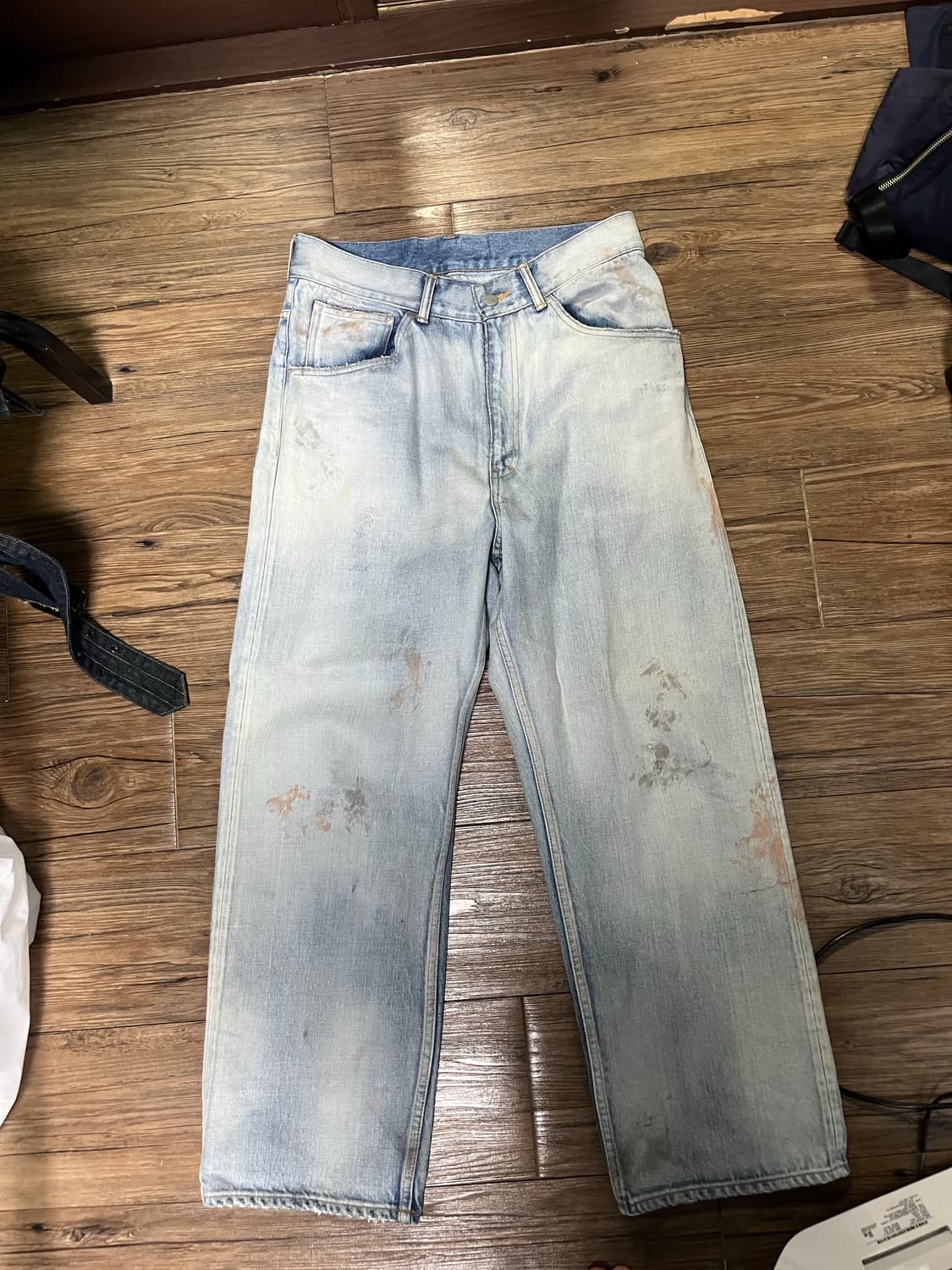 안셀름 selvedge denim straight 5p pants 상품이미지1