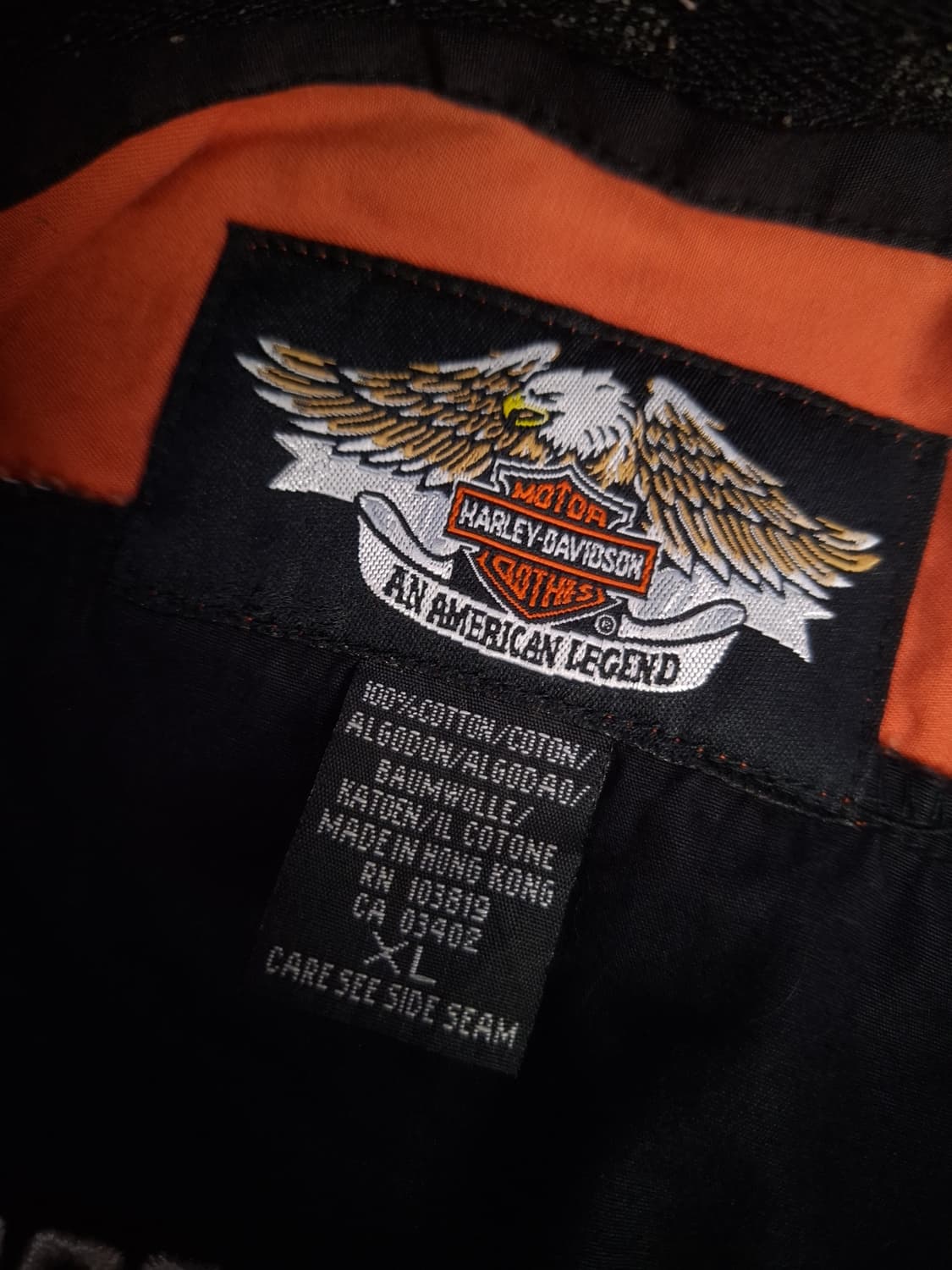 오리지날 할리데이비슨 빅로고 라이더 셔츠 상품이미지6