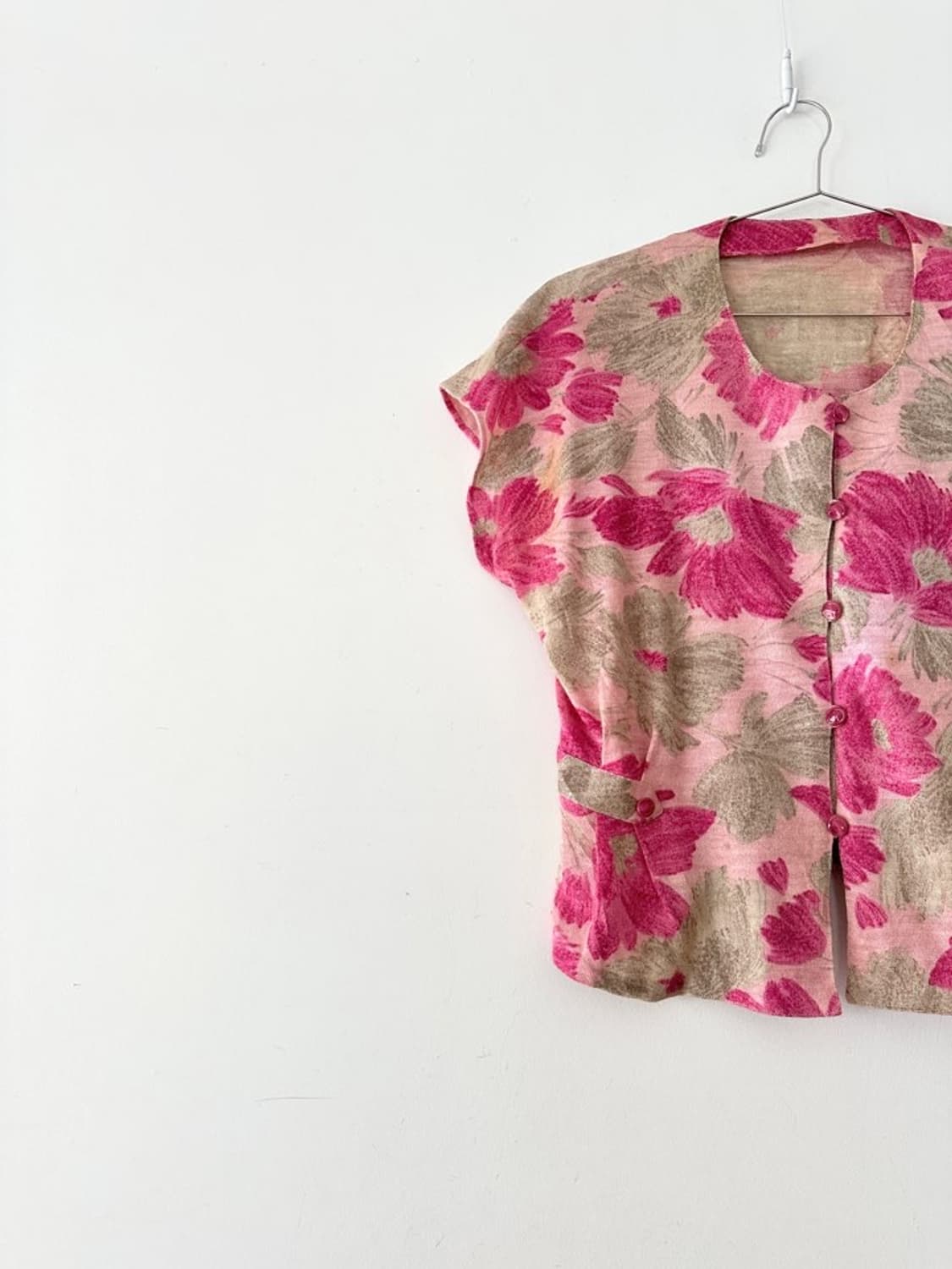 Azalea half cardigan / pink 상품이미지3