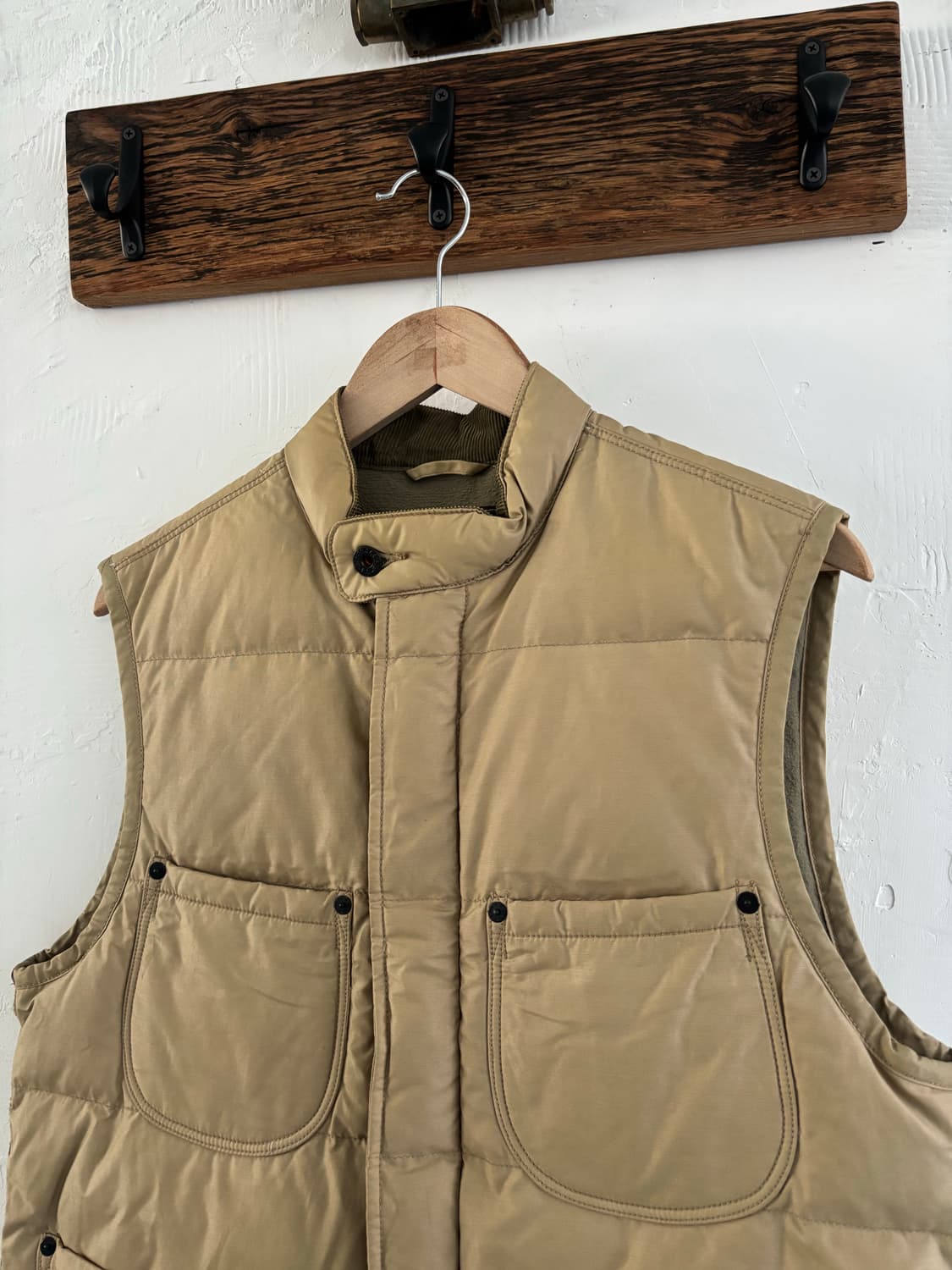 Polo 폴로 진스 베이지 패딩 베스트 상품이미지4