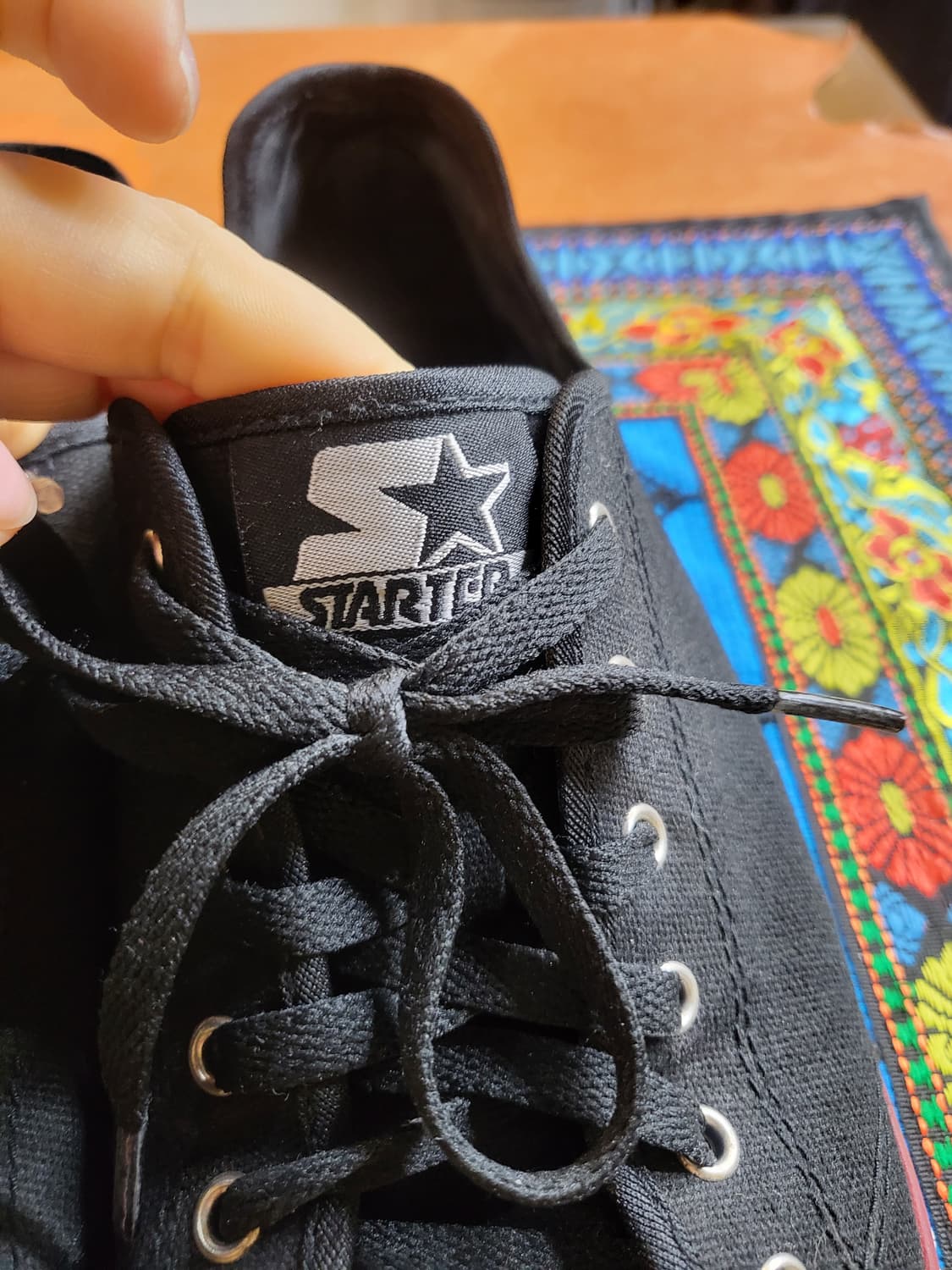 스타터 블랙 켄버스  스니커즈 상품이미지2