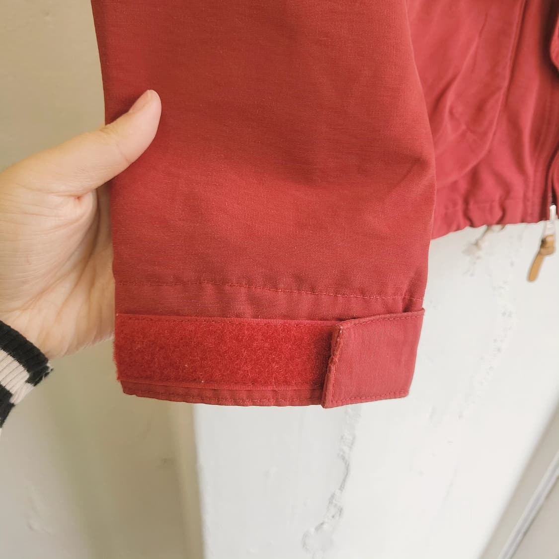 프릭스스토어 레드 바람막이 여자S 상품이미지6