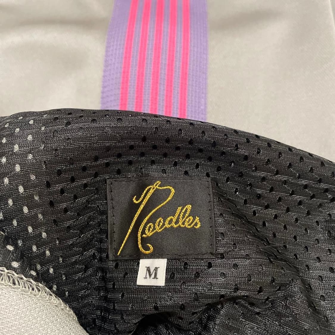 니들스 트랙팬츠 스트레이트 그레이 핑크 상품이미지2