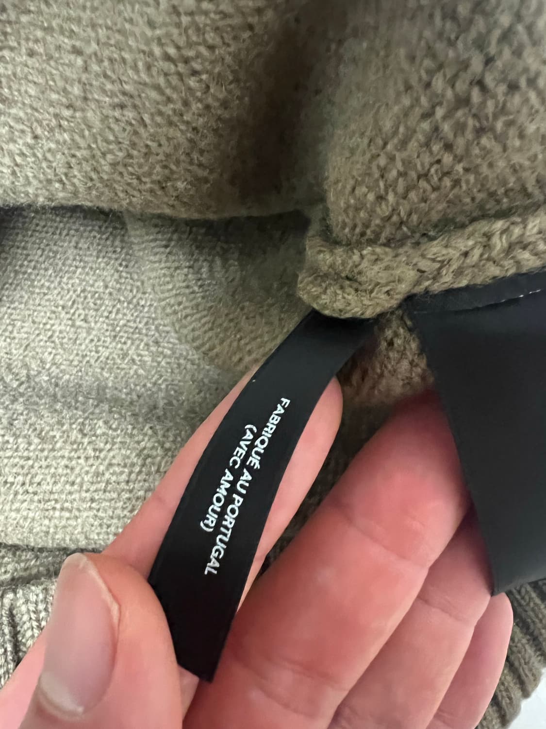 아미/인타르시아 터틀넥 베이지/M 상품이미지6