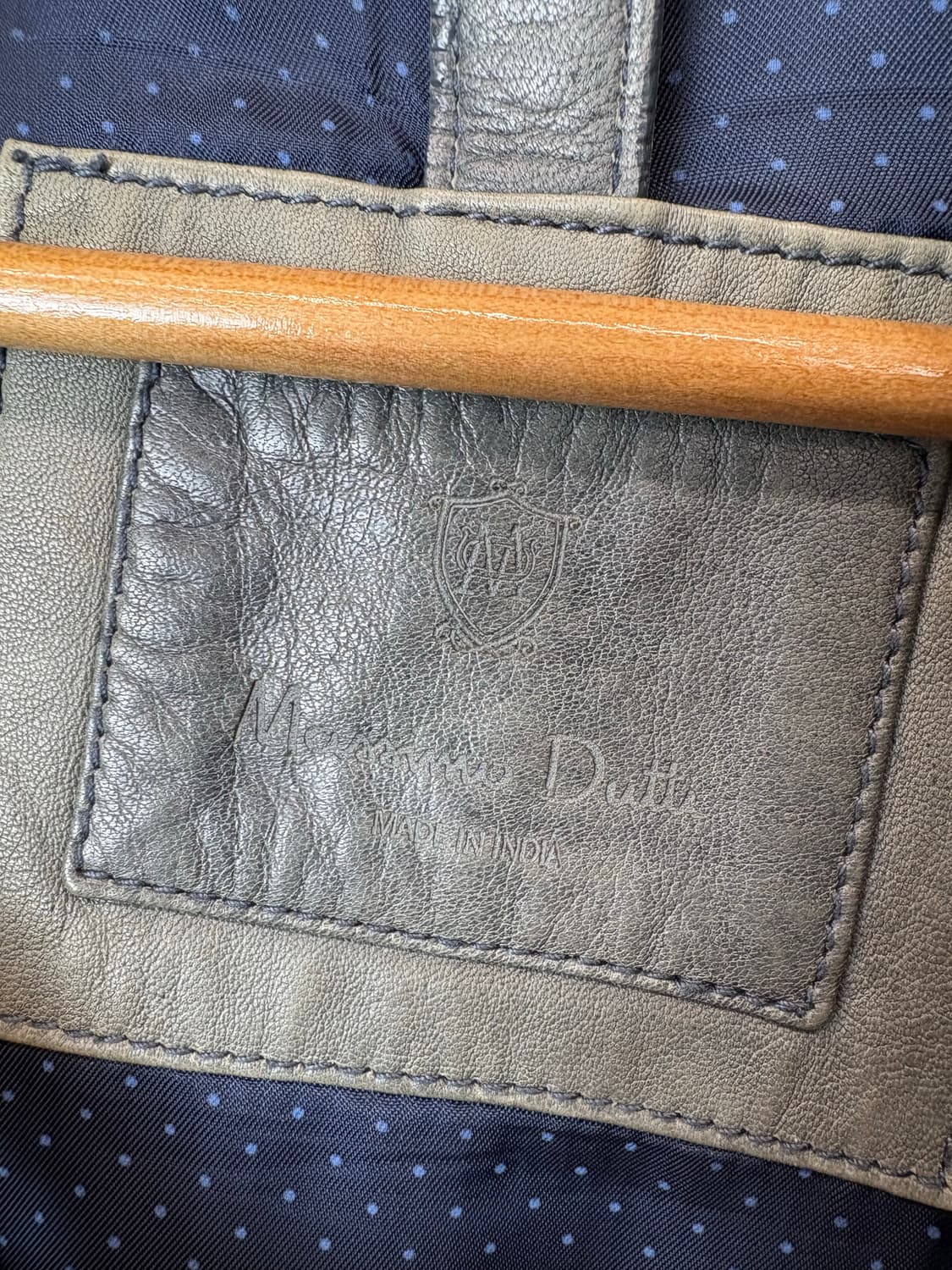 마시모두띠 빈티지 레더 자켓 상품이미지8