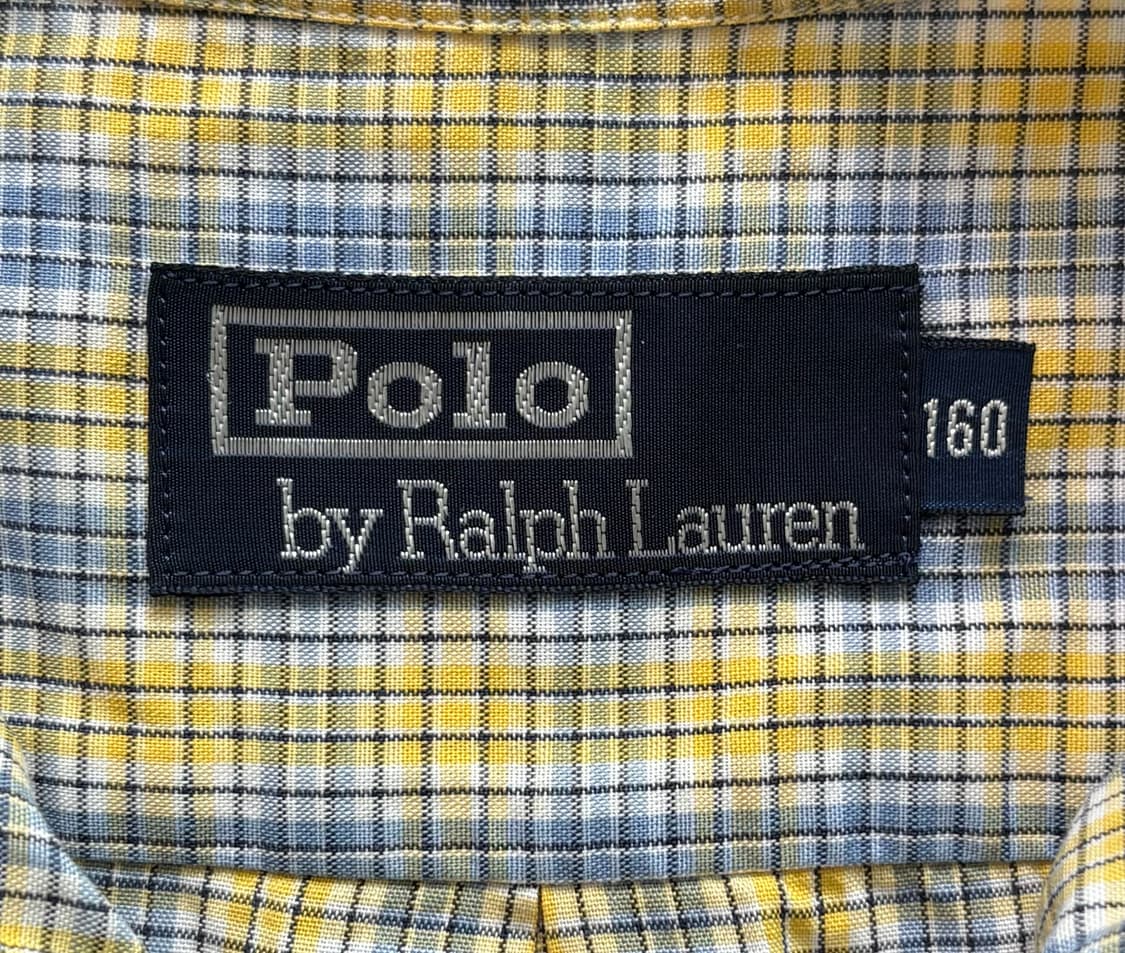 Polo 폴로랄프로렌 Y2K 일본판 체크 셔츠 상품이미지4