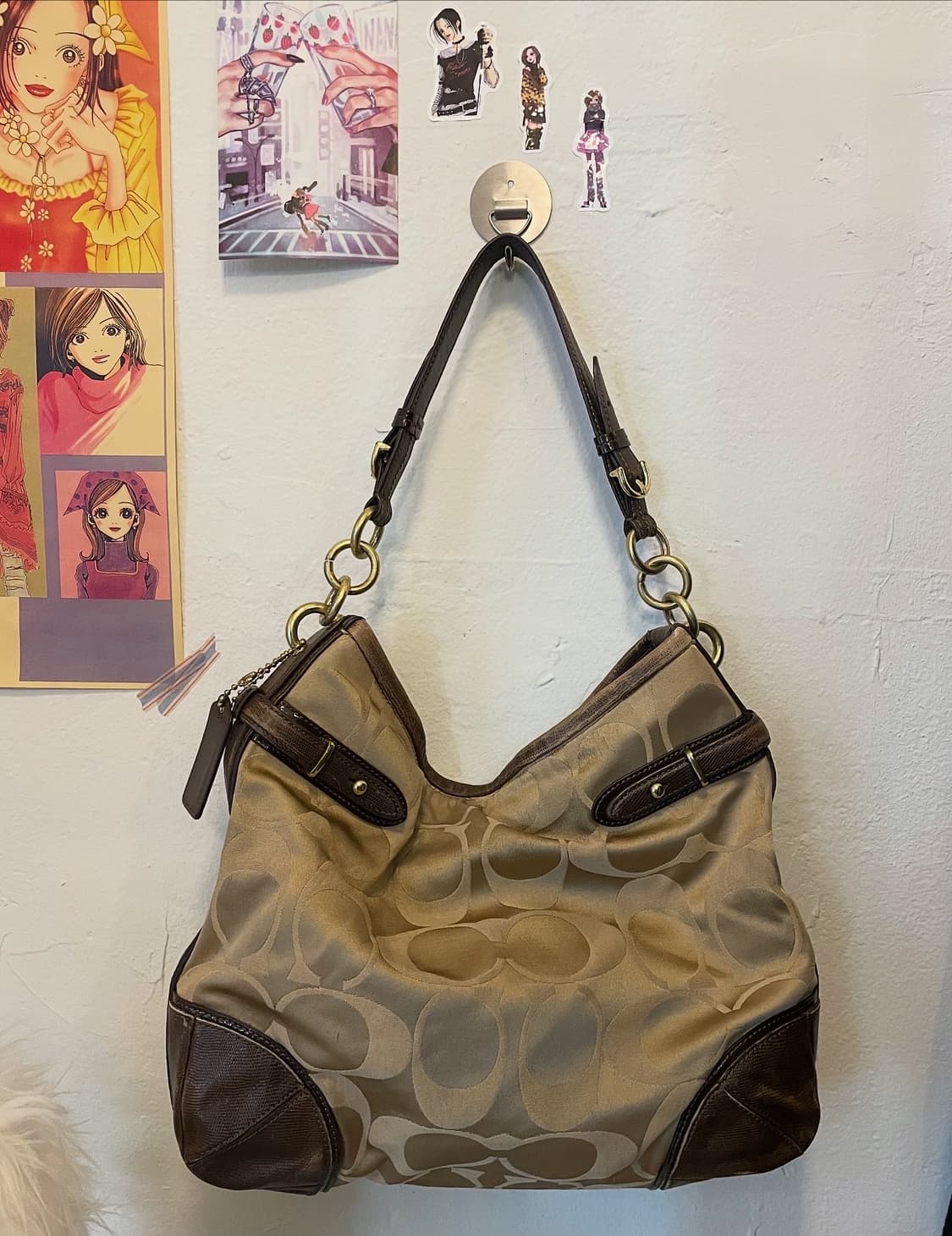 코치 시그니처 자카드 호보백 [무배] 상품이미지4