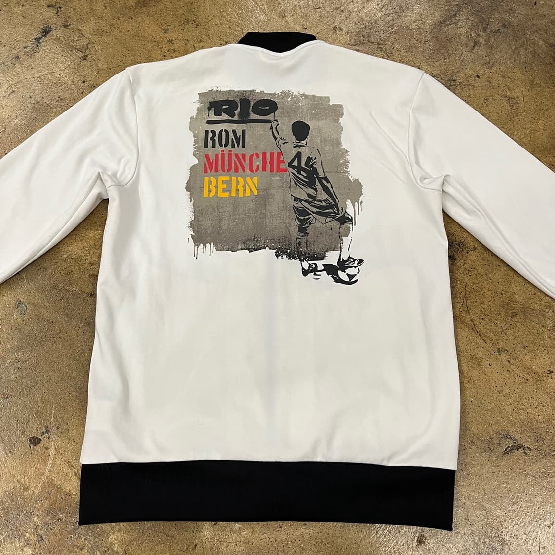 아디다스 화이트 독일 져지 트랙탑 상품이미지4