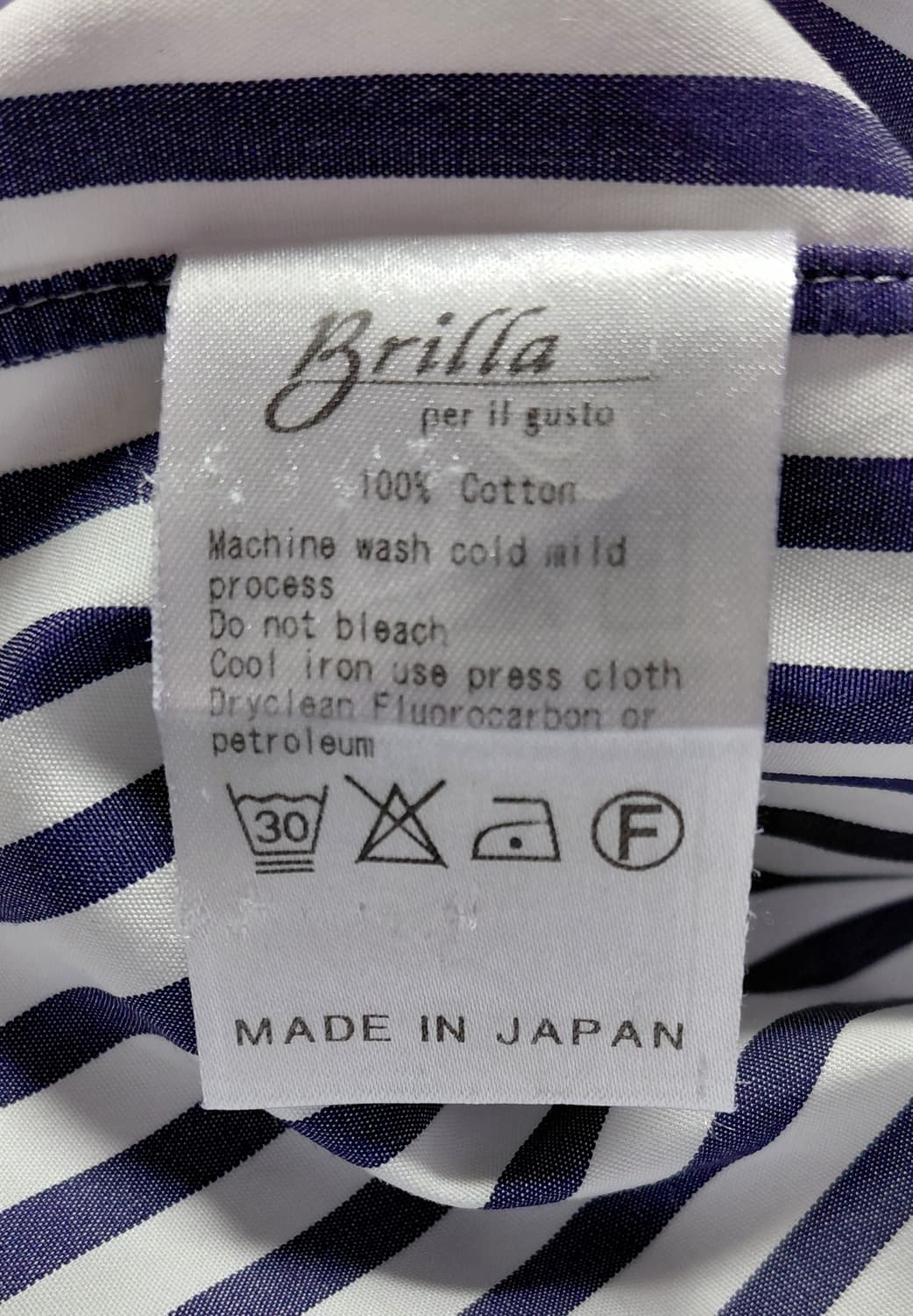 할인! 브릴라 퍼 일 구스토 x 토마스 메이슨 스트라이프 셔츠 (40) 상품이미지5