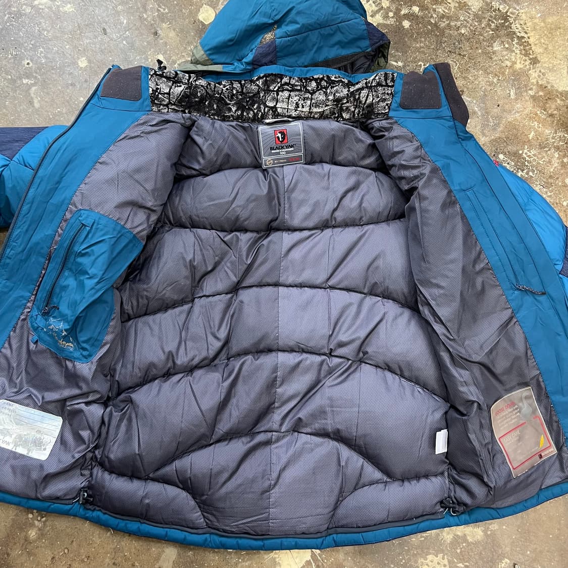 100) 블랙야크 구스다운 패딩점퍼 거위털 패딩 상품이미지5