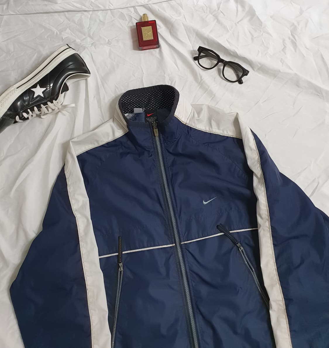 나이키 스우시 사이드라인 배색 바람막이 상품이미지1