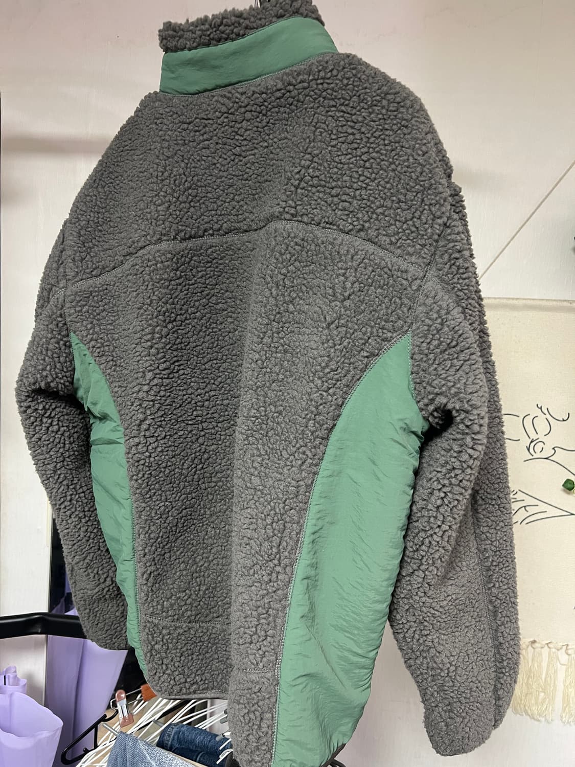 마하그리드 뽀글이 자켓 S사이즈 상품이미지2