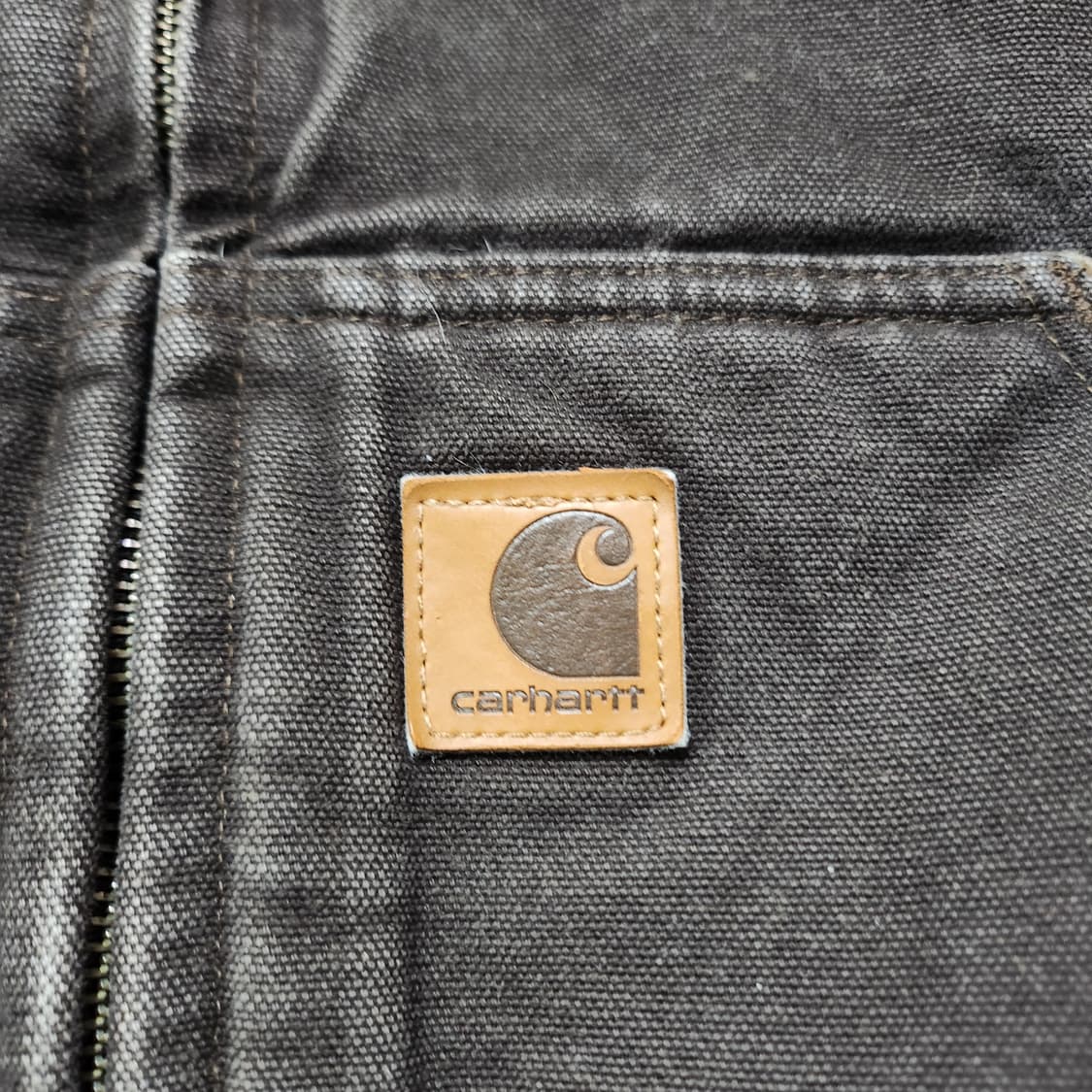 칼하트 셰르파 넥 조끼베스트 V33 DKB다크브라운 (M) 상품이미지3