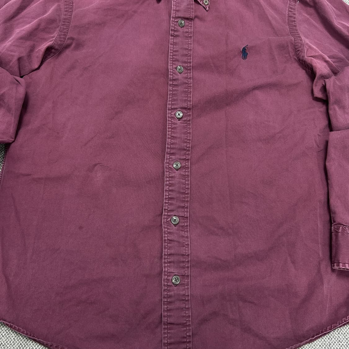 폴로 빈티지 커스텀핏 워시드 셔츠(L) 상품이미지5