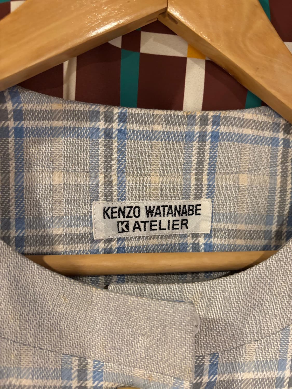 KENZO WATANABE 체크무늬 자켓 상품이미지3