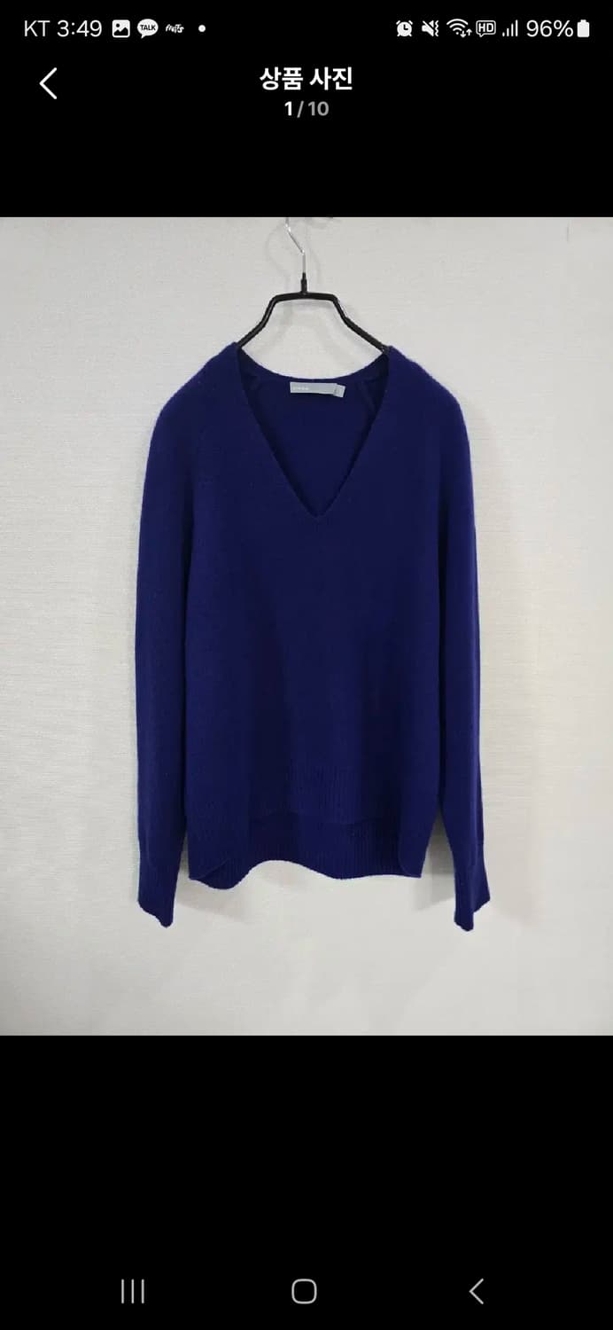 Vince 빈스 매장판 캐시미어100% 브이넥 니트 상품이미지2