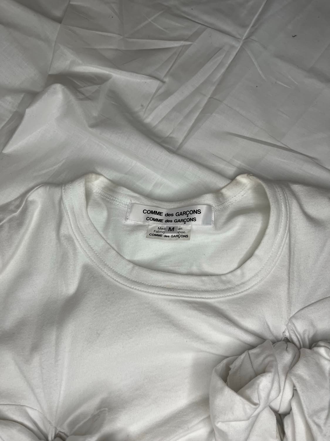 Comme des Garcons Draped ruffle T-Shirt 상품이미지3