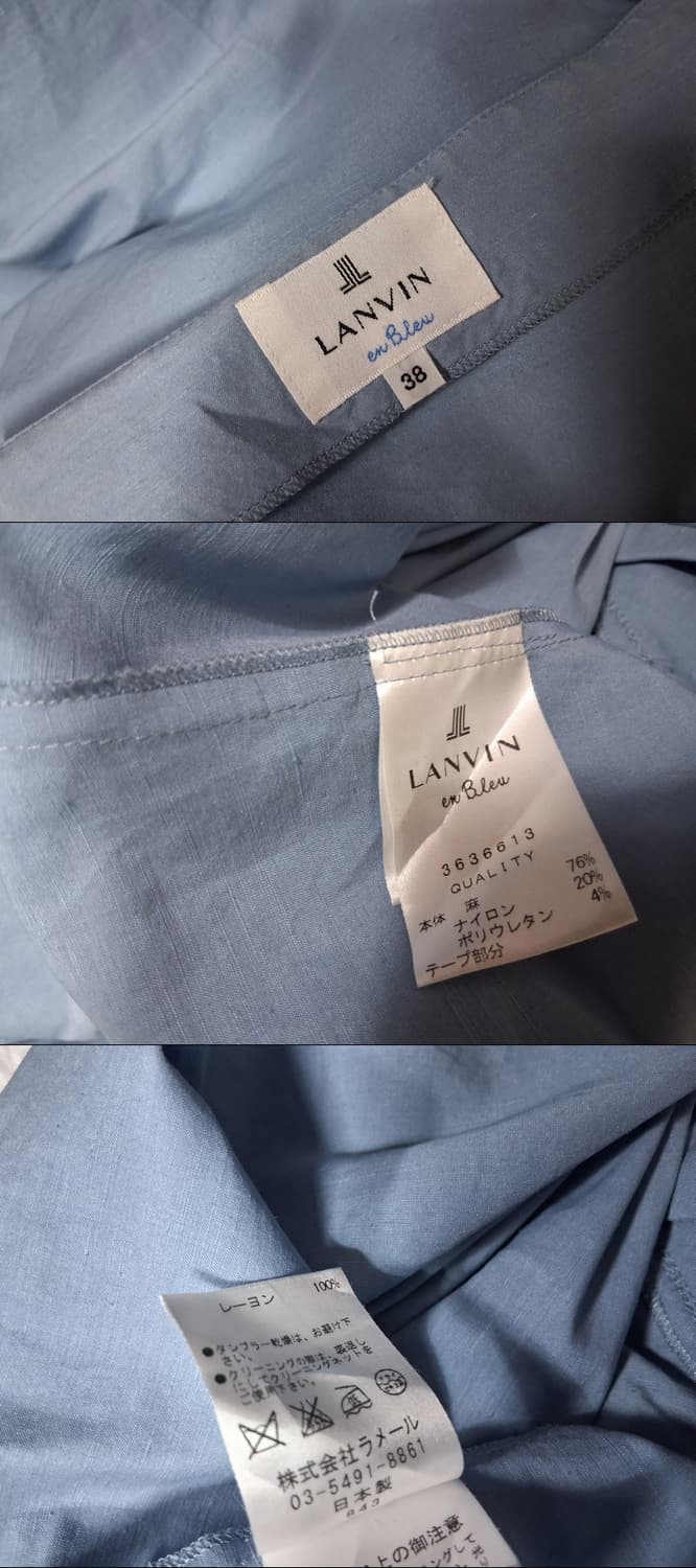 일본 LANVIN 랑방 볼륨샤링 블라우스 여성 66 상품이미지8