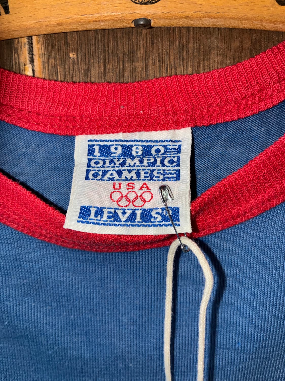 1980’s Levi’s USA Olympic Games Ringer T 상품이미지3