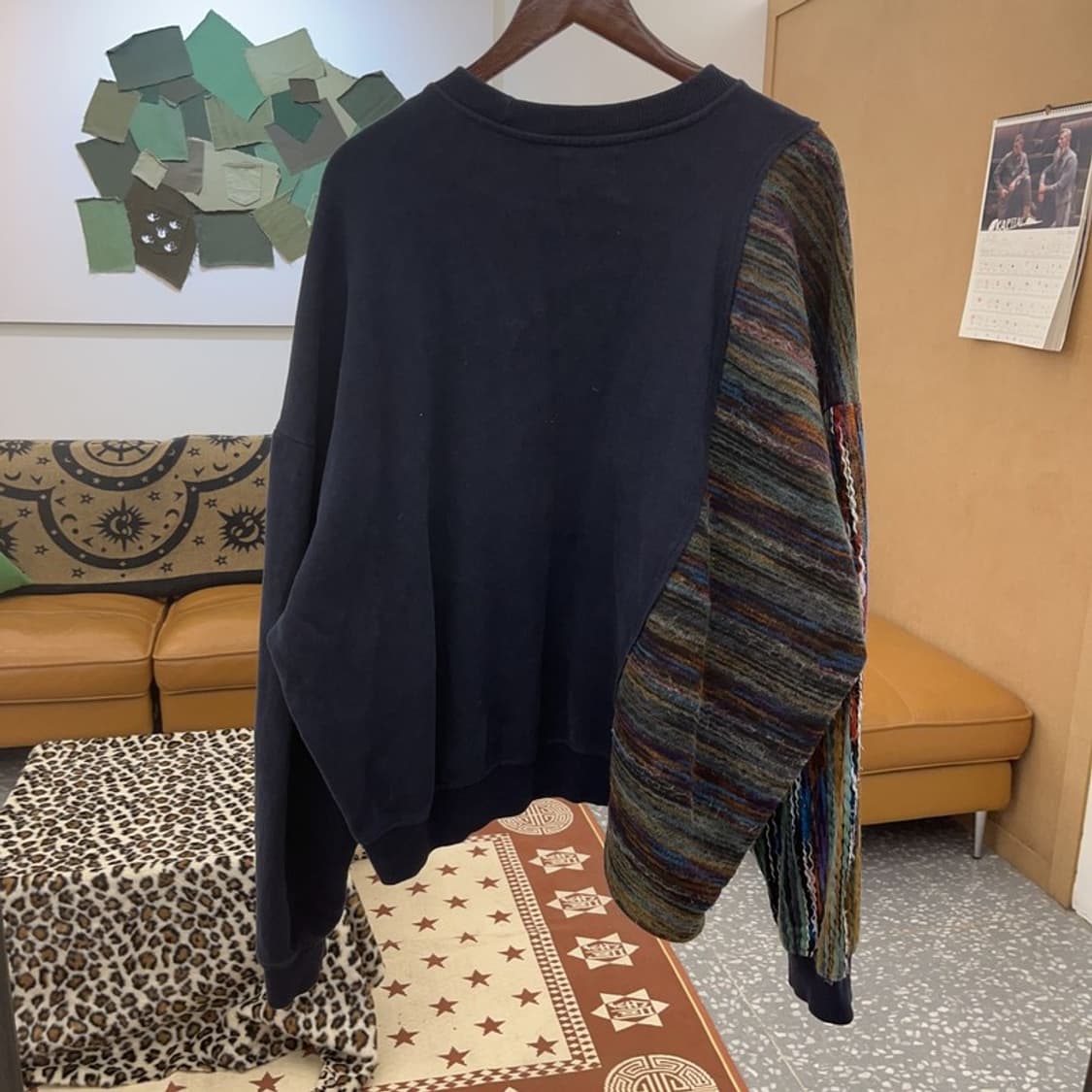 아조바이아조 유니크 보헤미안 언발 약기모 맨투맨 115 C08775 상품이미지4