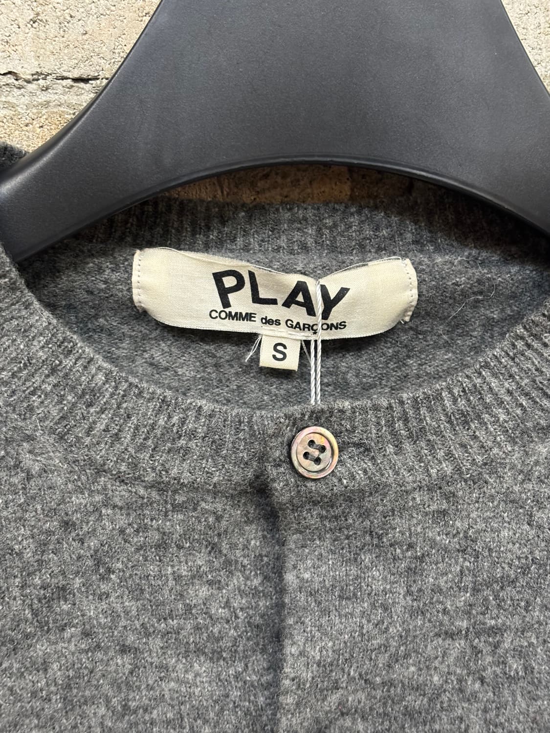 꼼데가르송 골드 하트 니트 가디건 상품이미지6