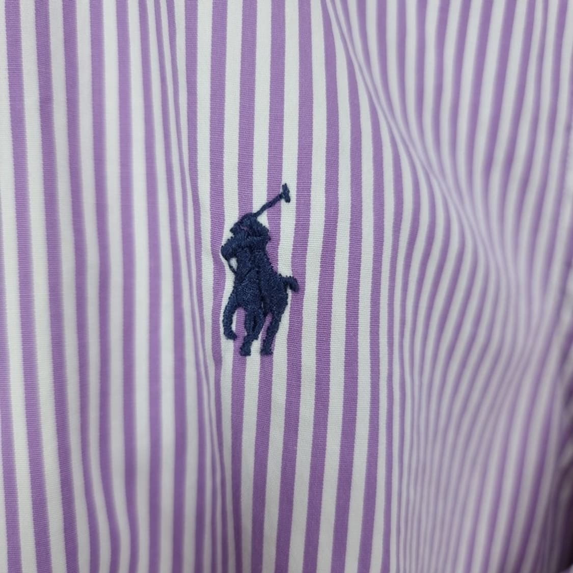 [폴로 랄프로렌] 포니 로고 자수 스트라이프 셔츠 M19863 상품이미지6