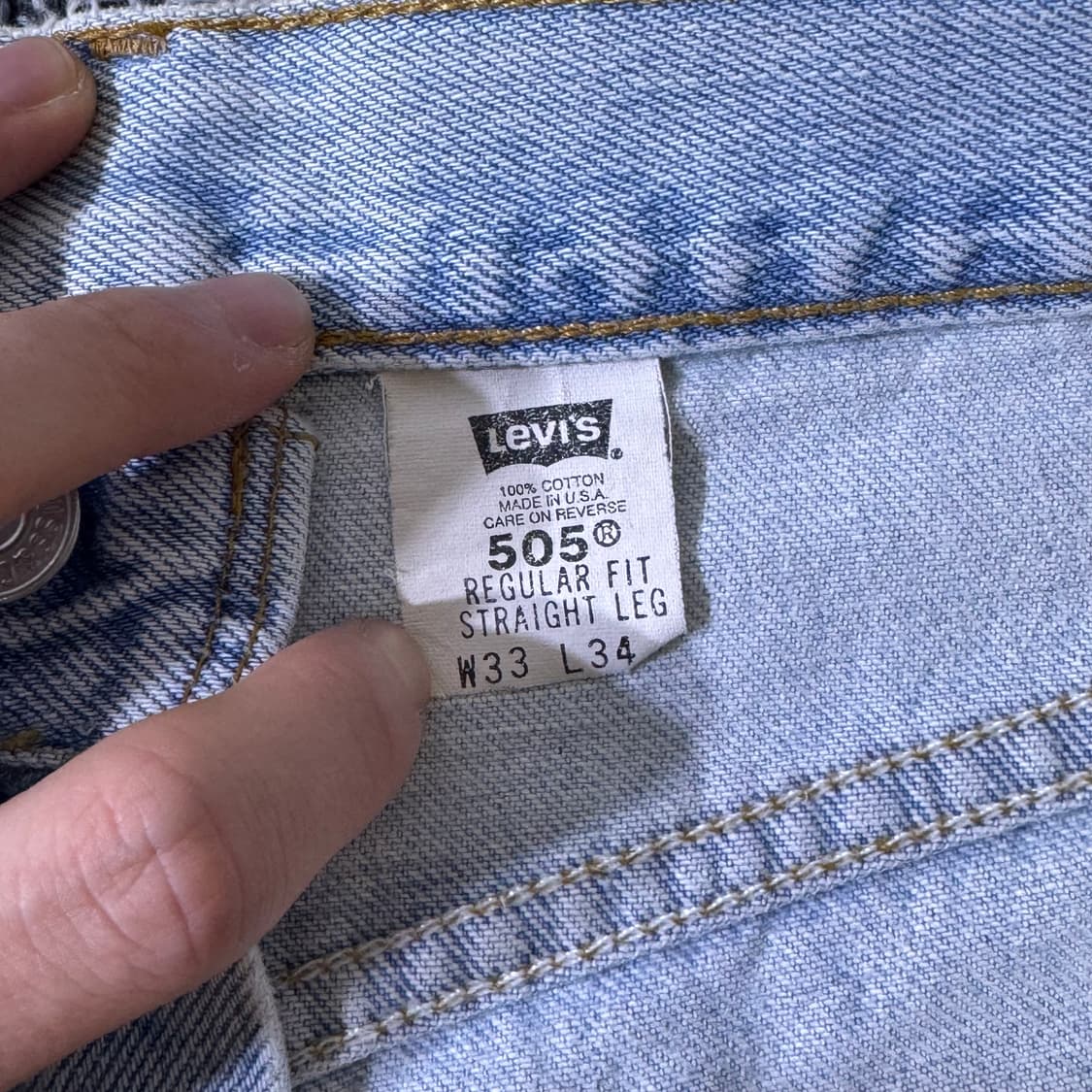 90's 리바이스 505 데님(kold_5340)   상품이미지6