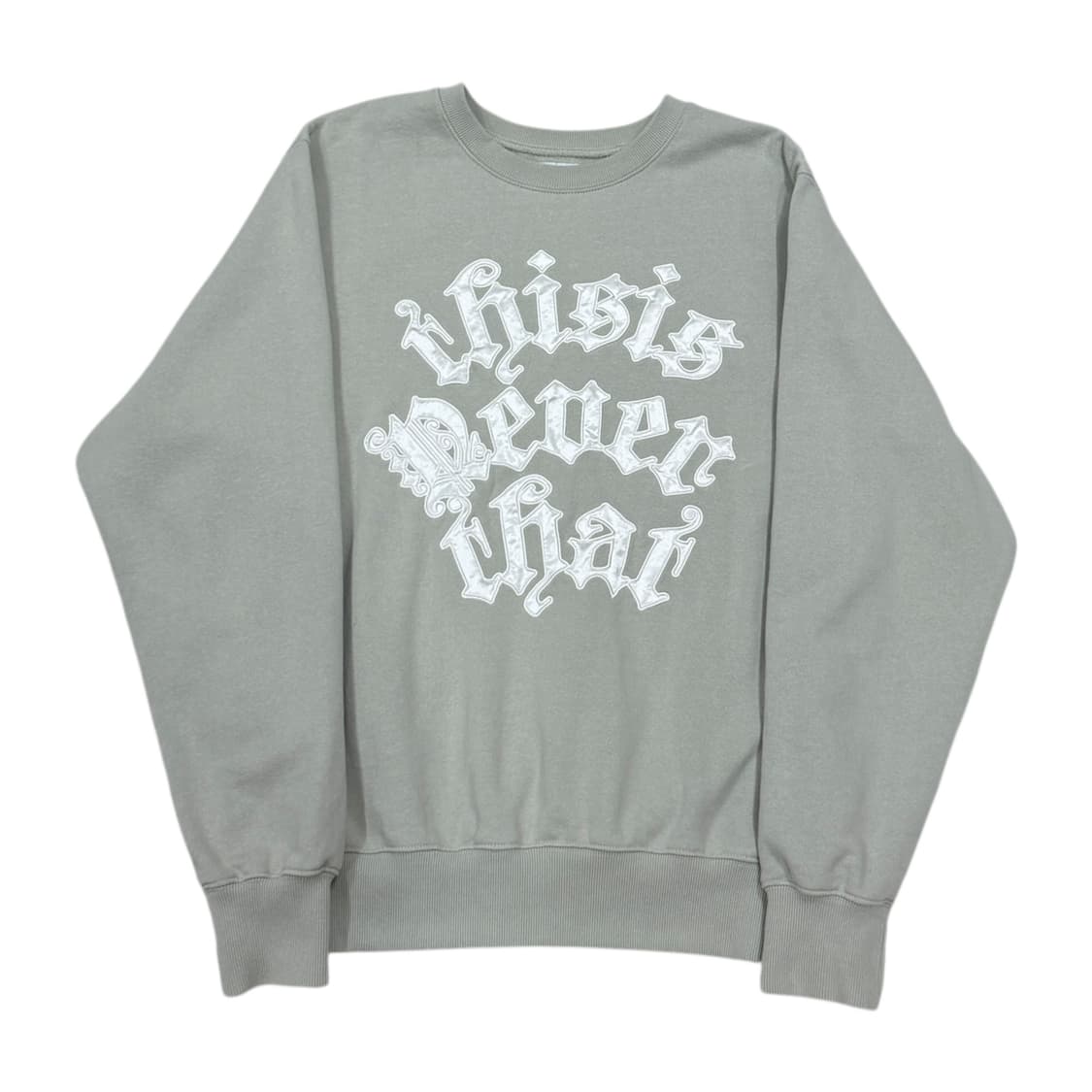 디스이즈네버댓 포르투나 아플리케 크루넥 기모 맨투맨 M 상품이미지1